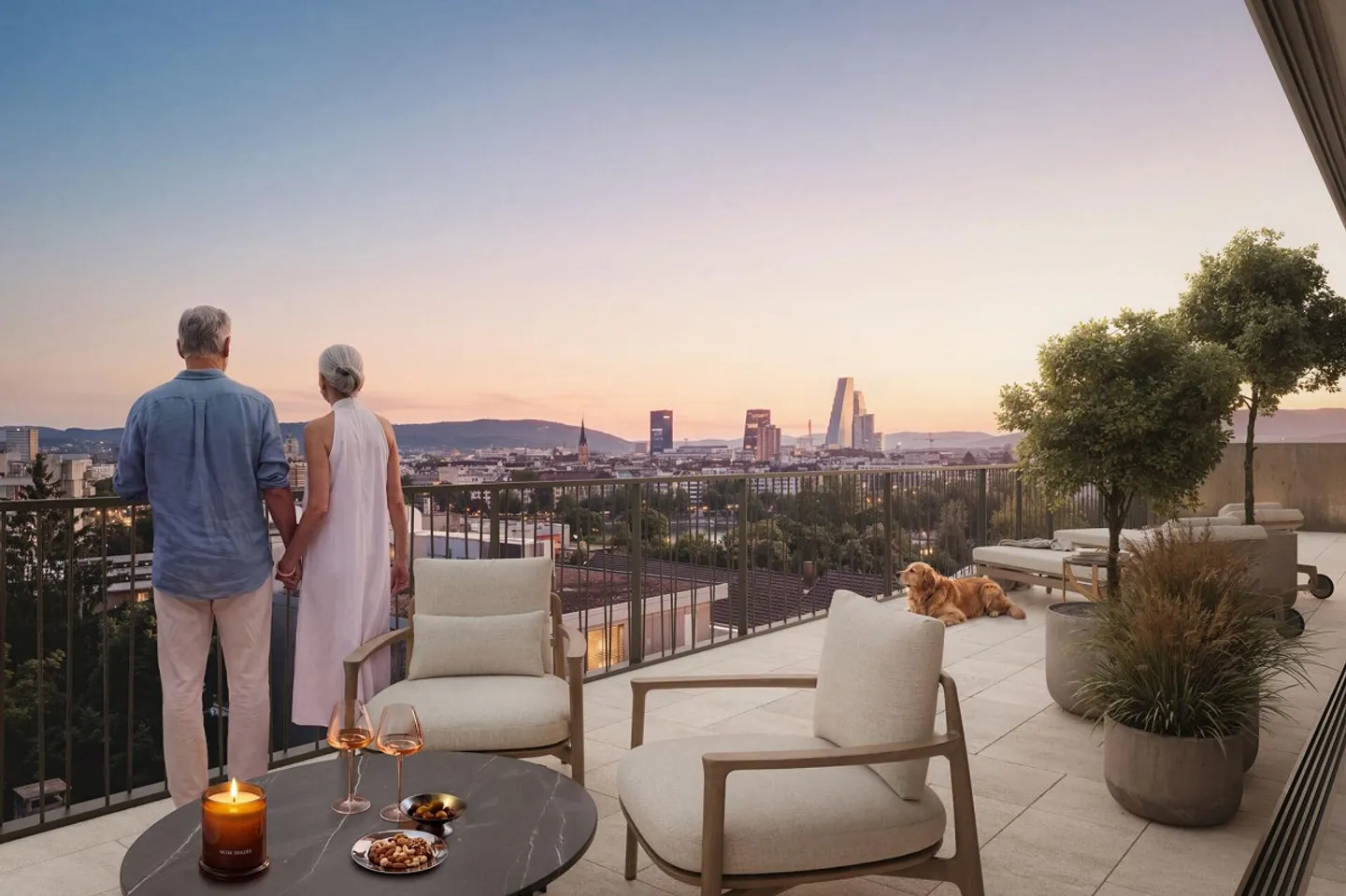 Vivre en haut : extraordinaire maisonette penthouse de 4,5 pièces - Photo 9 sur 12