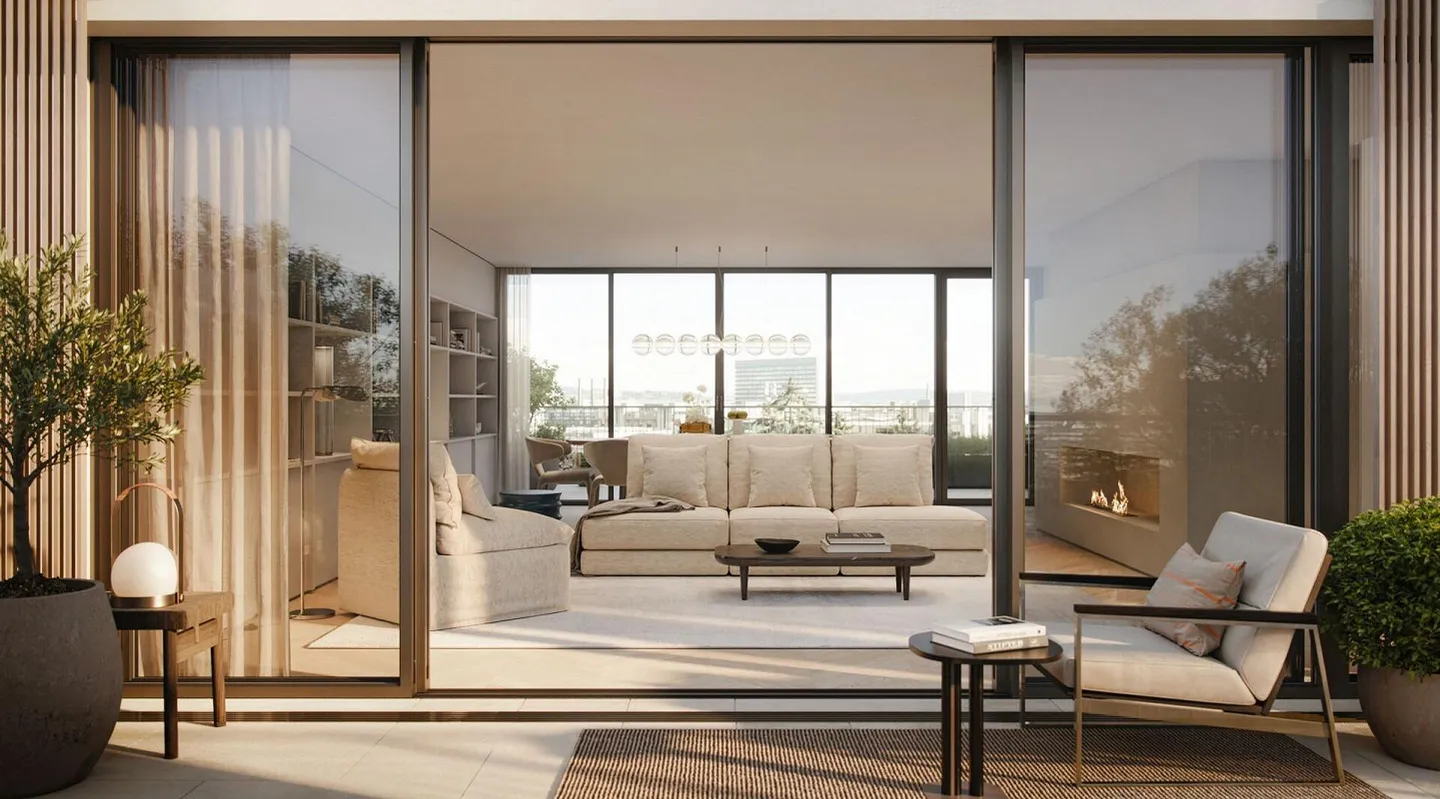 Vivre en haut : extraordinaire maisonette penthouse de 4,5 pièces - Photo 4 sur 12