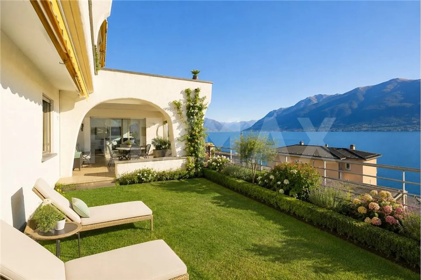 Magnifique appartement de 4.5 pièces avec jardin et vue sur le lac - Photo 1 sur 4