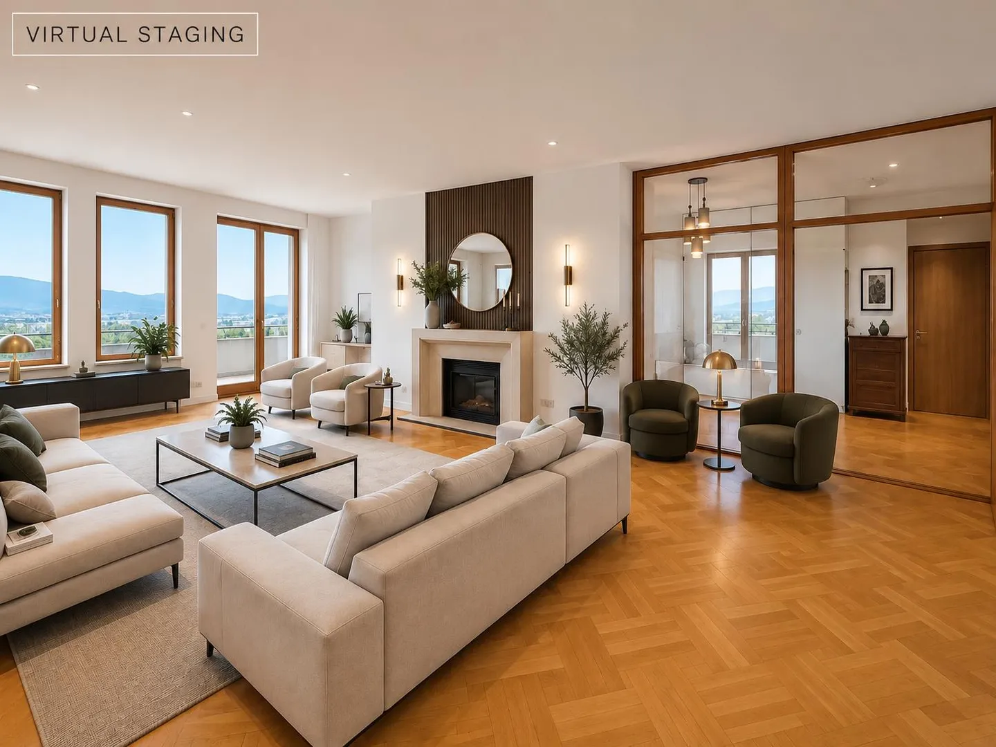 Attikawohnung mit Mont-Blanc Blick - Foto 1 von 3