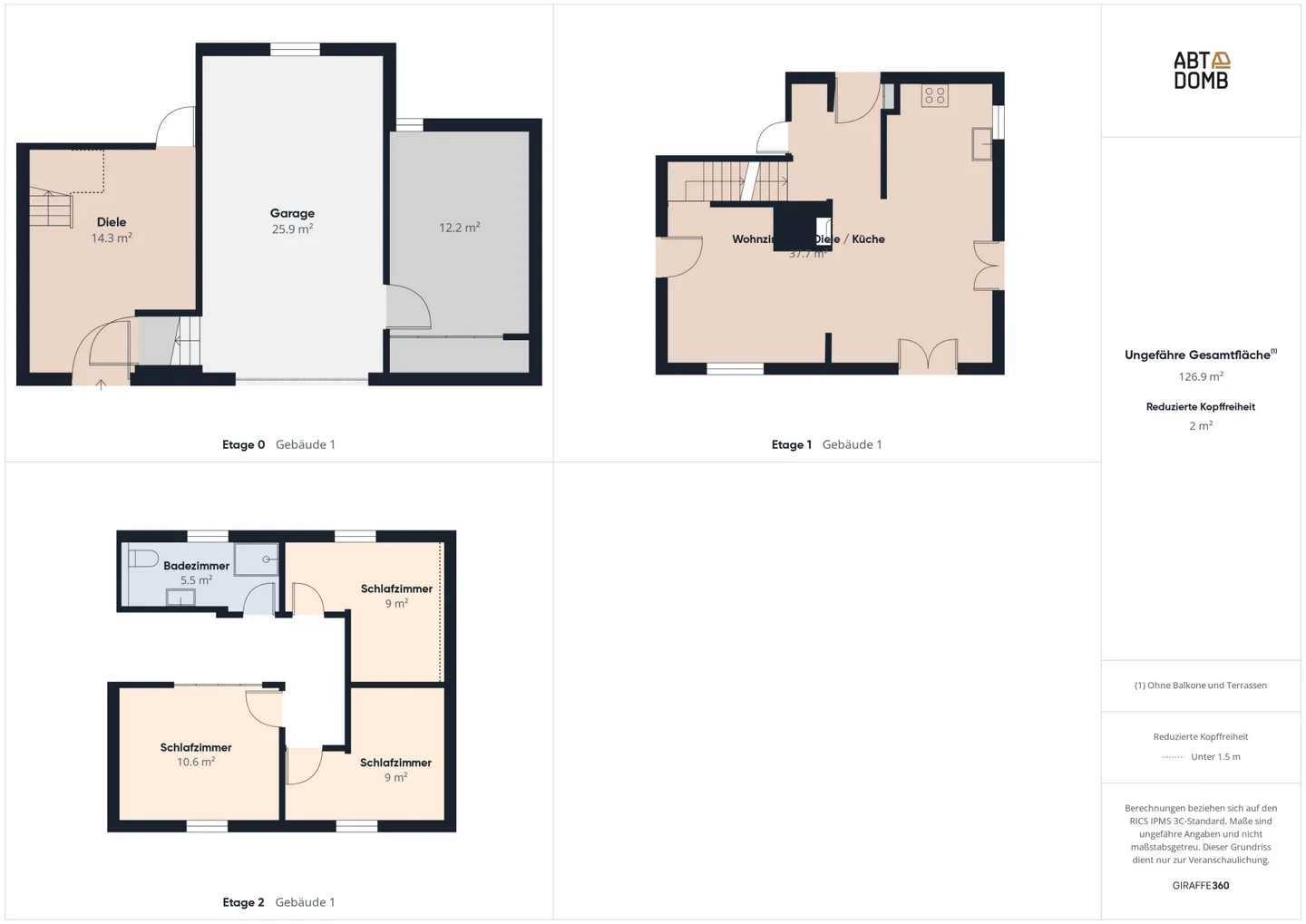 Wunderschönes Chalet mit unverbauter Aussicht auf die Berge - Foto 21 von 21