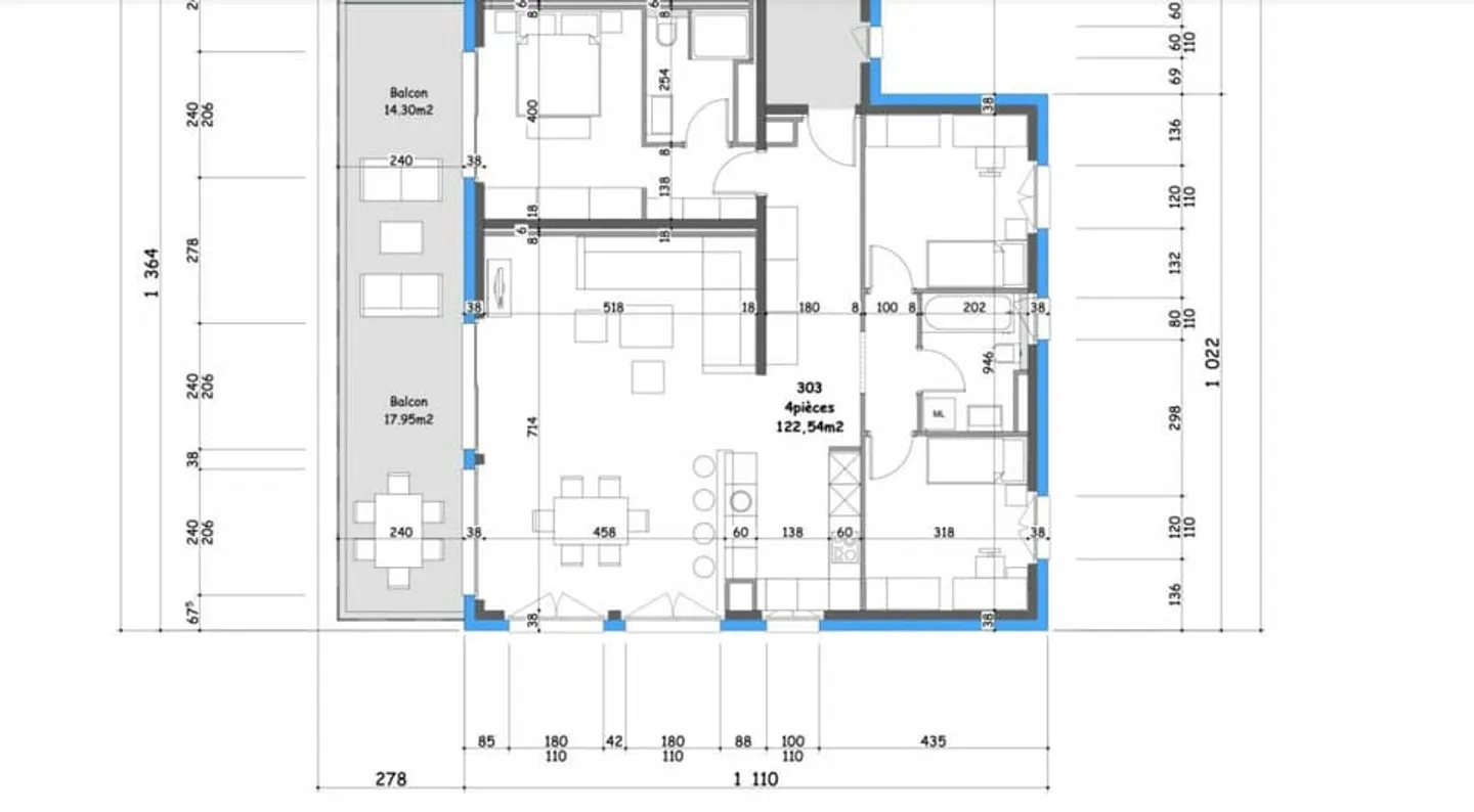 Penthouse 4,5 Zimmer in Aproz (Nendaz) - Foto 7 von 7