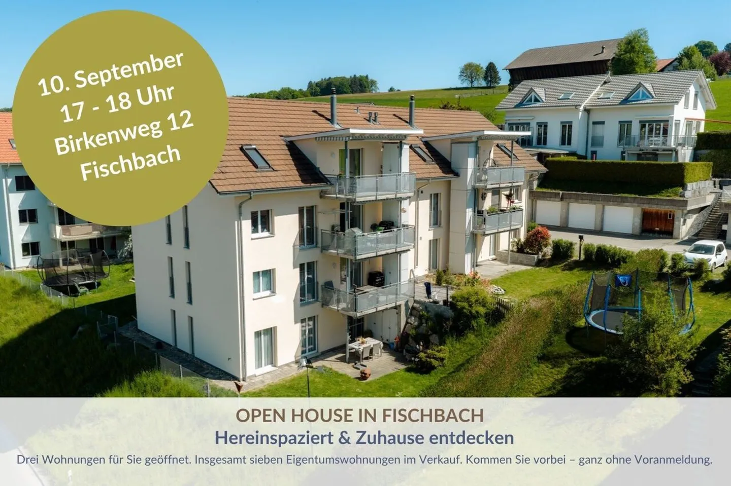 Grosszügige 3½-Zimmer-Gartenwohnung mit Hobbyraum - Photo 1 of 10
