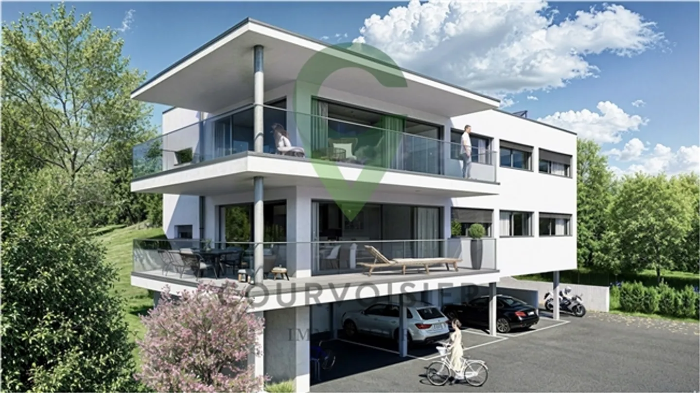 NOUVEL APPARTEMENT DE 5,5 PIÈCES DANS PETITE PPE - Photo 1 sur 6