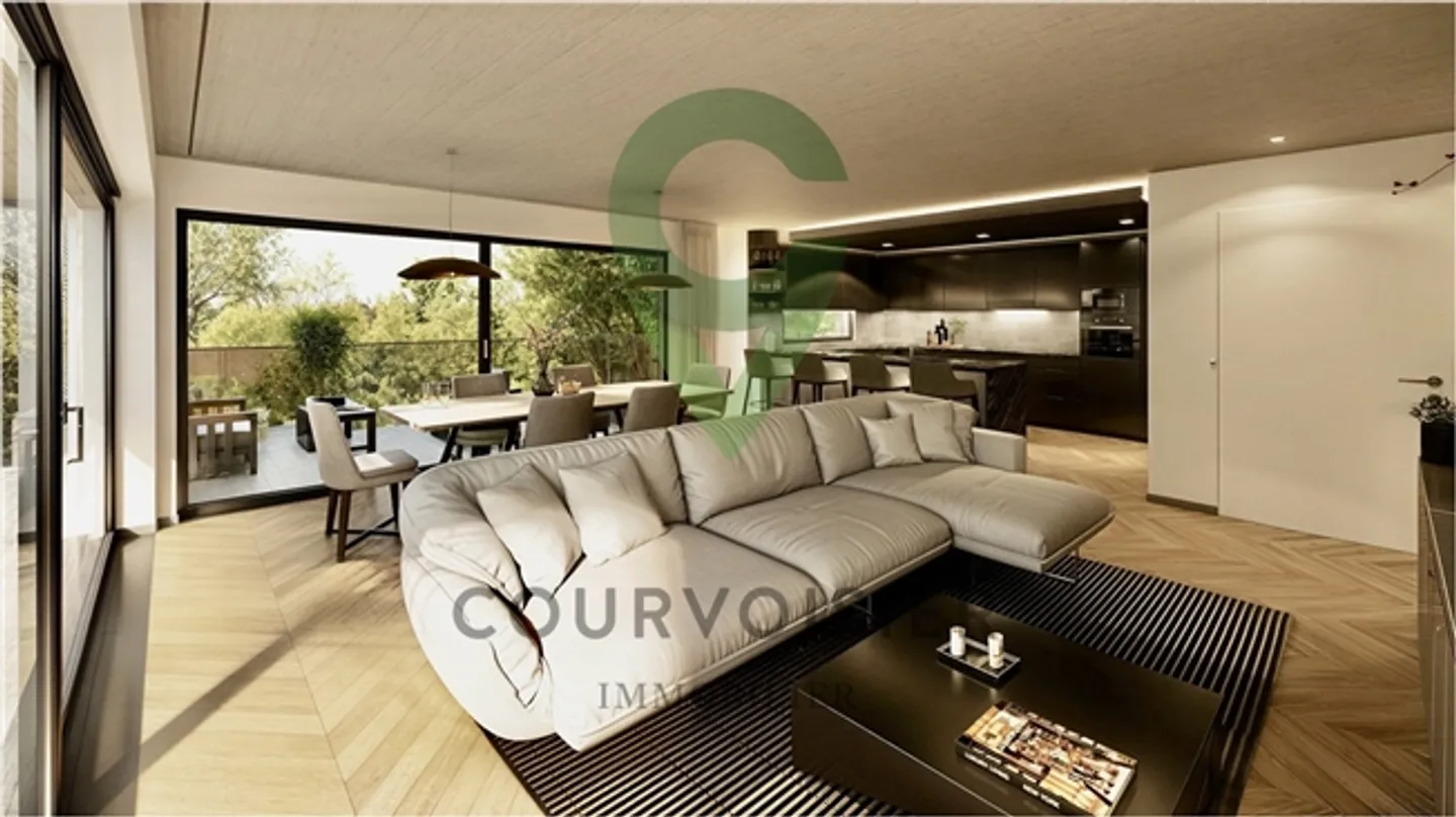 NOUVEL APPARTEMENT DE 5,5 PIÈCES DANS PETITE PPE - Photo 2 sur 6