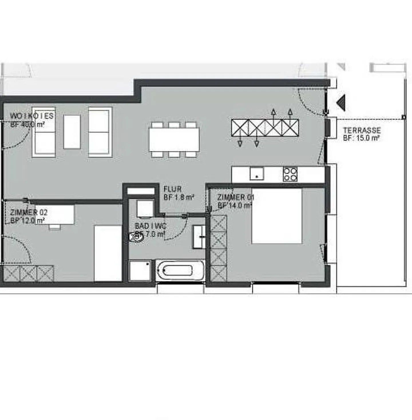 Moderne Wohnung in Eschlikon - Foto 6 von 7