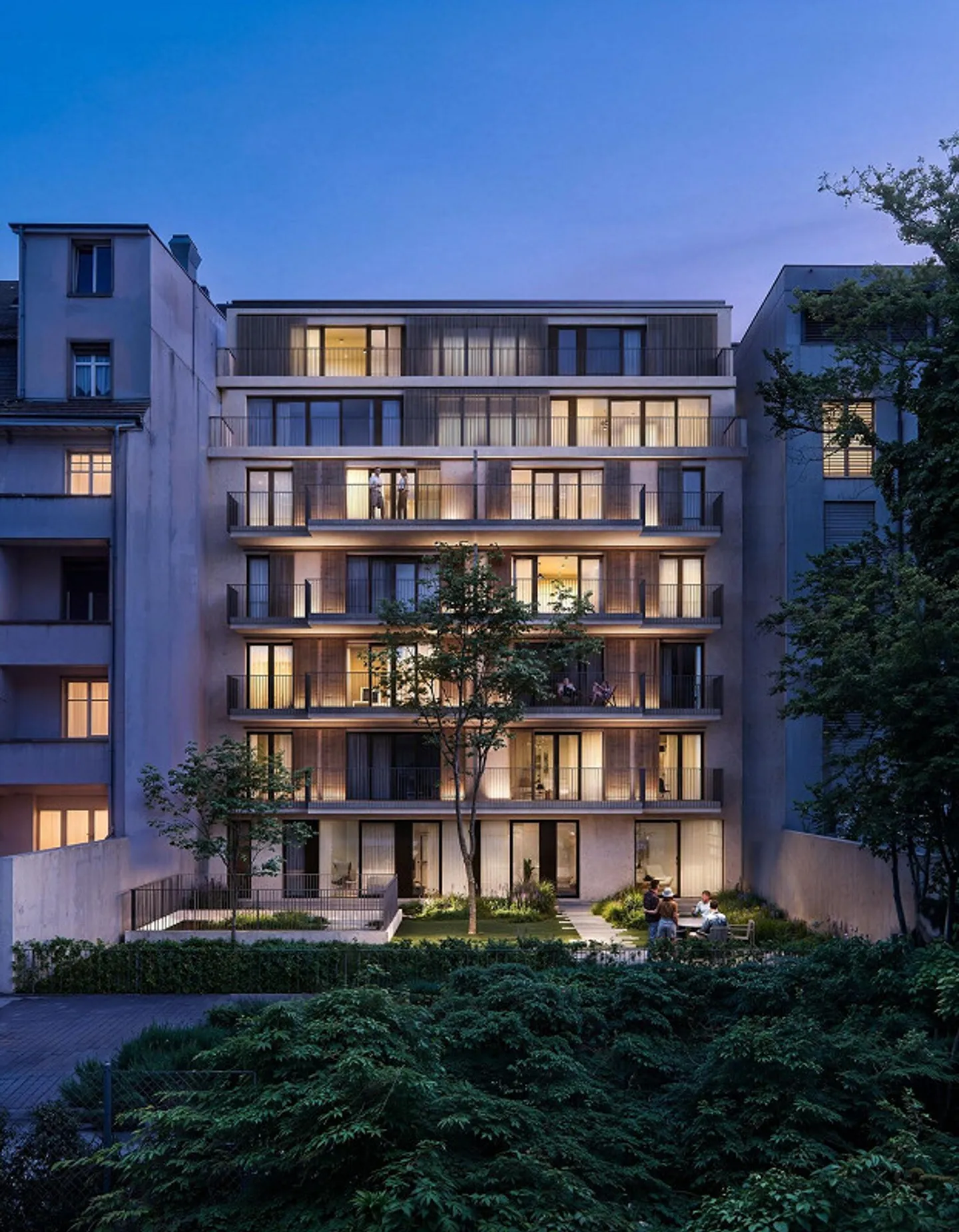 Appartement de jardin en sous-sol exclusif de 4,5 pièces avec jardin privé de 208 m² - Photo 2 sur 8