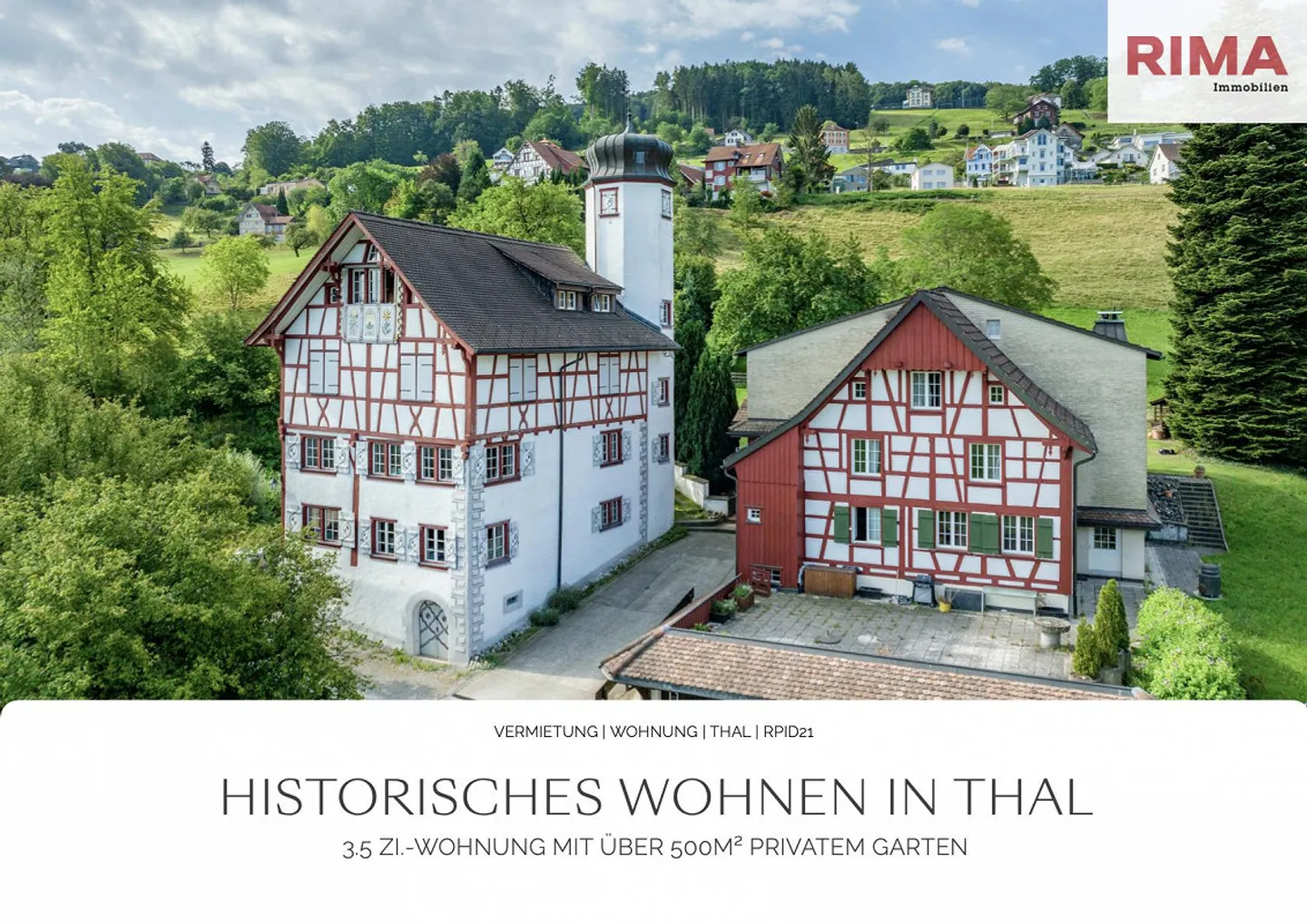 Historical 3½-Room Garden Apartment in the Courtyard House of Schloss Klingelburg - Photo 1 of 12