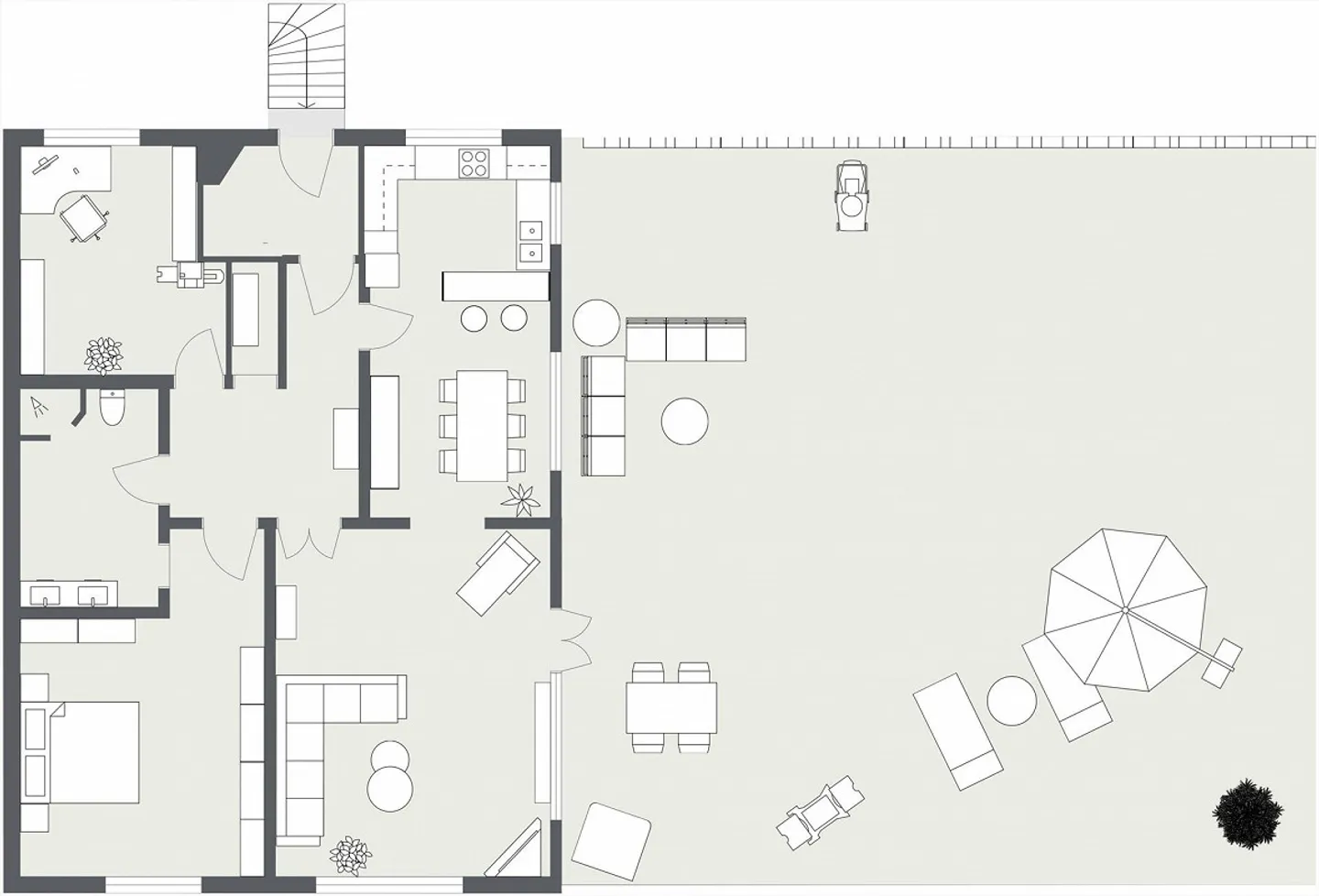 Historical 3½-Room Garden Apartment in the Courtyard House of Schloss Klingelburg - Photo 12 of 12