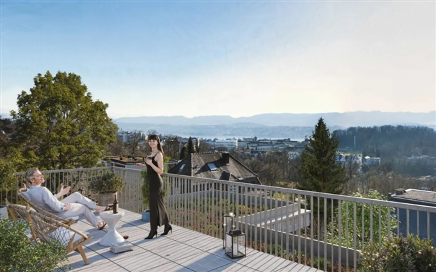 «Attika-Traum mit Rundumblick-Dachterrasse» - Foto 4 von 12