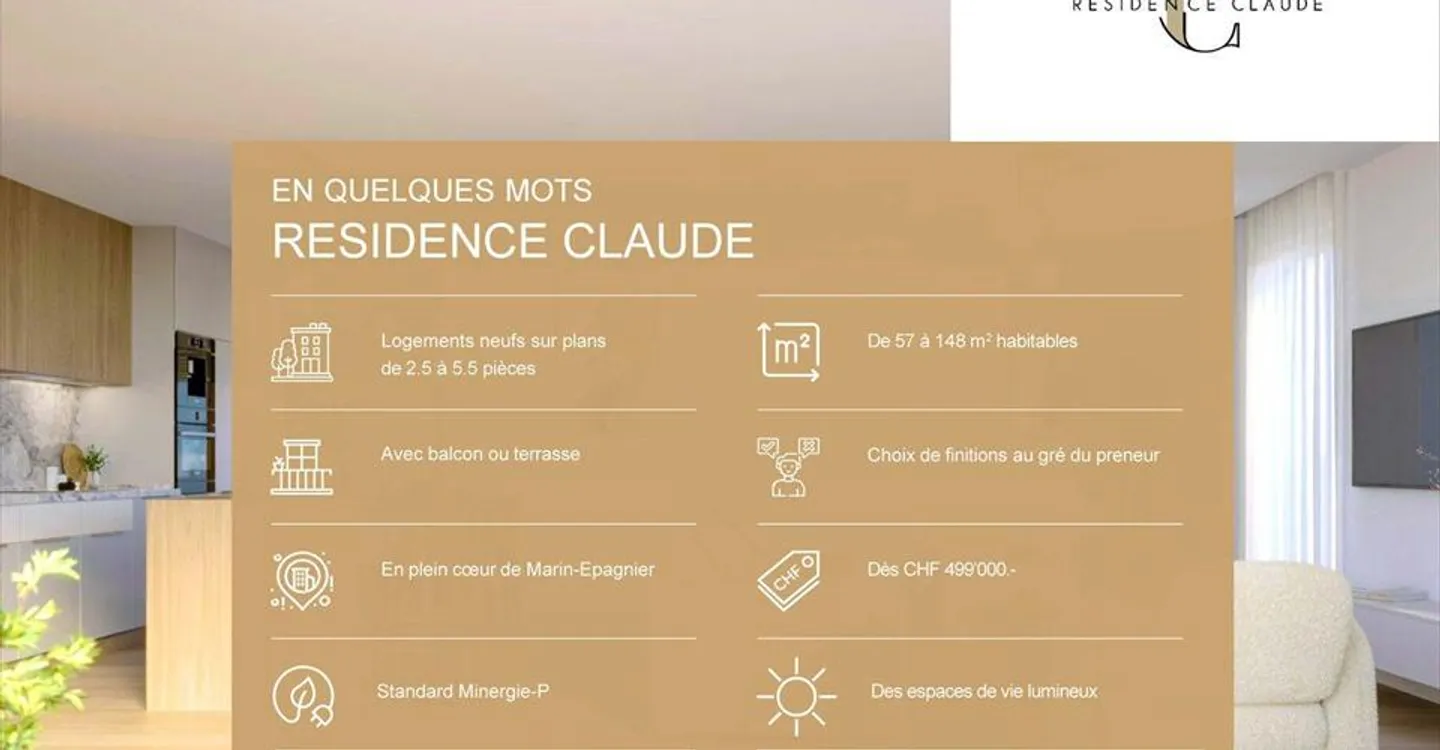 Nuovo progetto - Appartamento di 4.5 locali al 1° piano (lotto G) - Standard Minergie-P - Foto 4 di 6