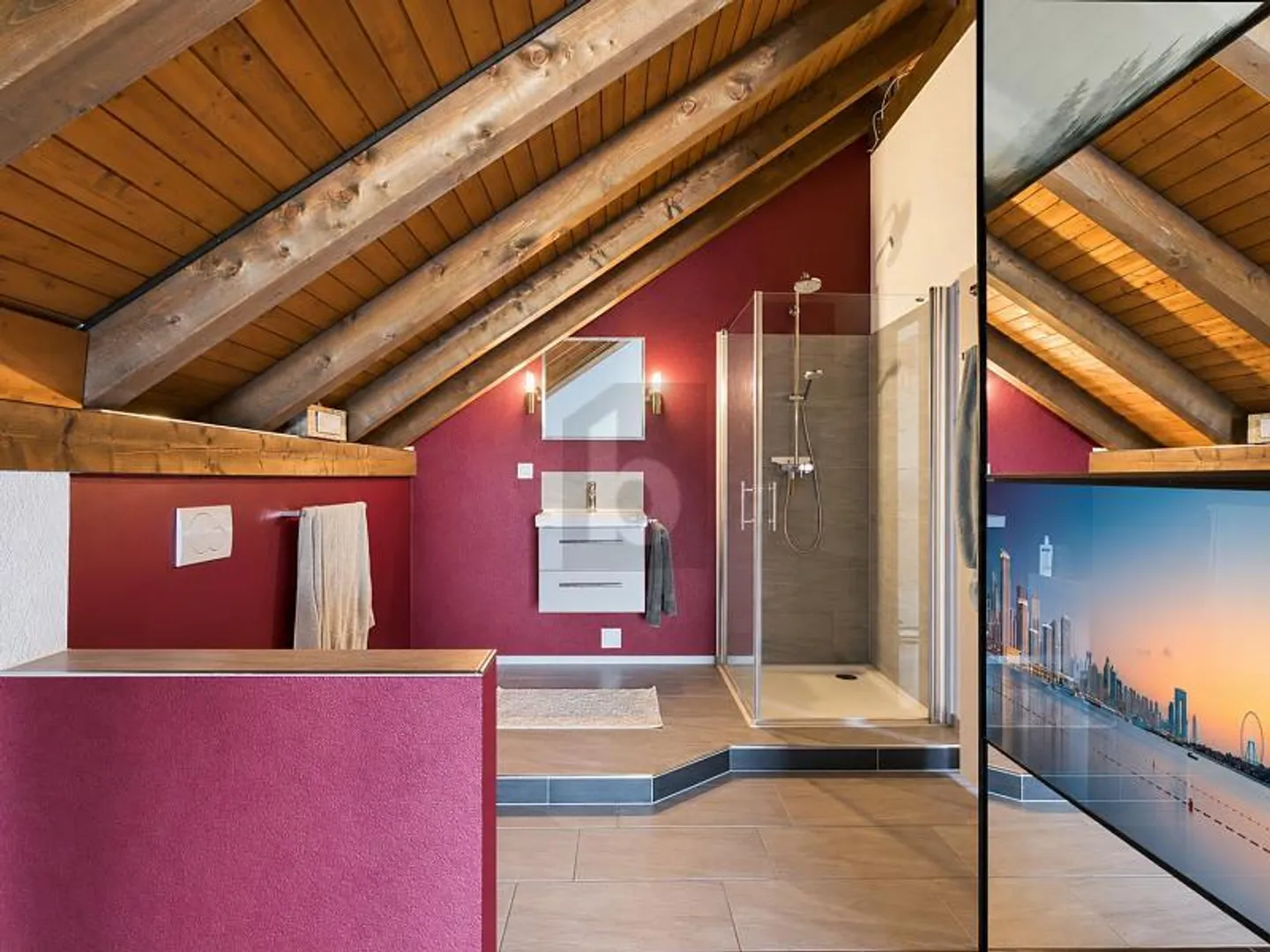 MIT GALERIE, CHEMINÉE UND SONNIGEM BALKON! - Photo 5 sur 6