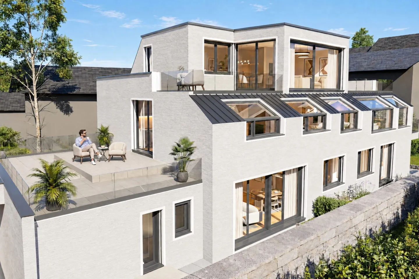 Stilvolle Gartenwohnung in Pfäffikon - Foto 1 von 2