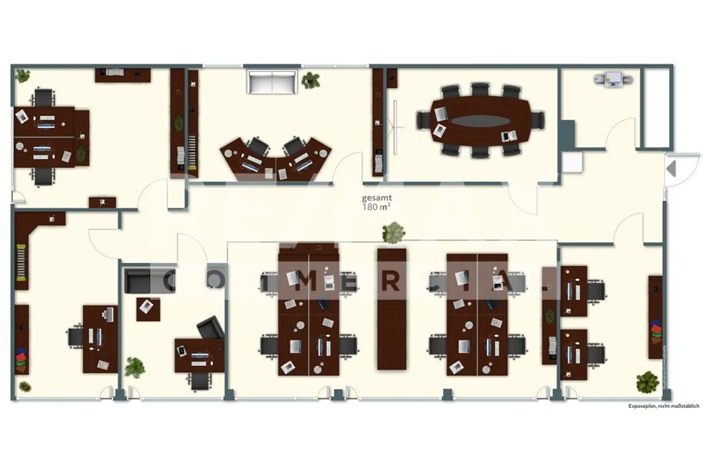 Helle und gut ausgebaute Büroeinheit im Ebipark, Breitloostrasse 10 in Oberglatt zu vermieten - Foto 8 von 8