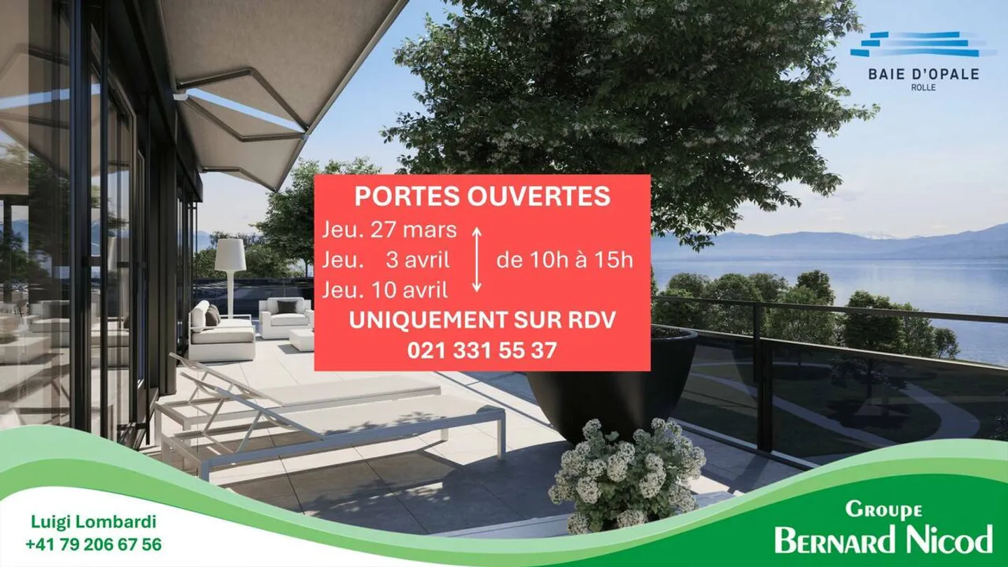 GIORNATA APERTA SU APPUNTAMENTO: Nuovo attico di 2,5 locali con terrazza e vista mozzafiato sul lago - Foto 1 di 7