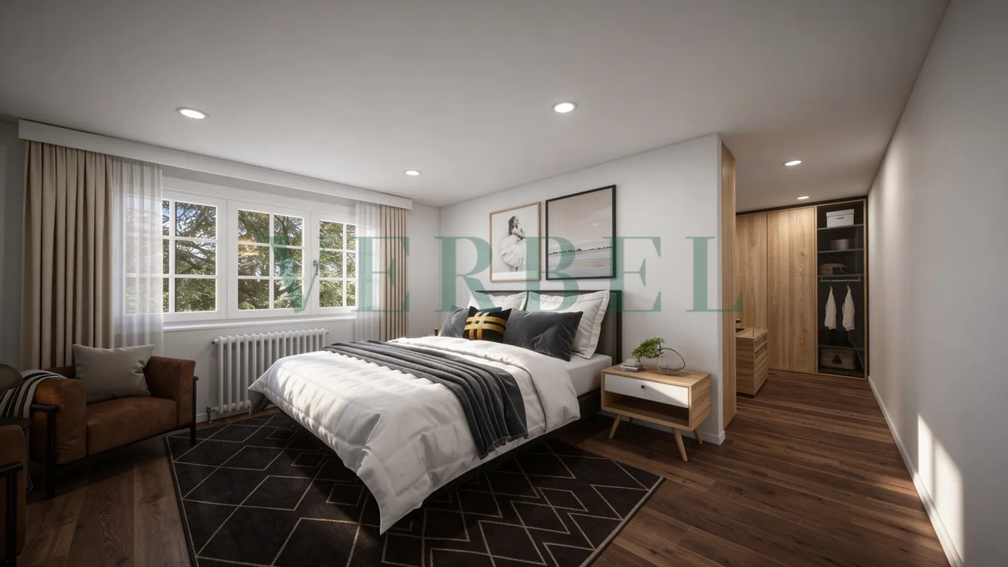 Spacious 5.5 rooms with lake view - Photo 3 of 6