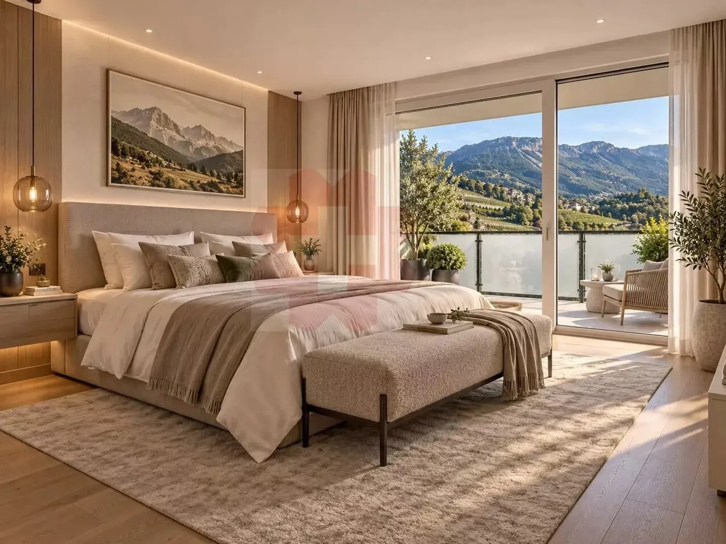 Modernes Apartment in Sierre - Foto 1 von 4