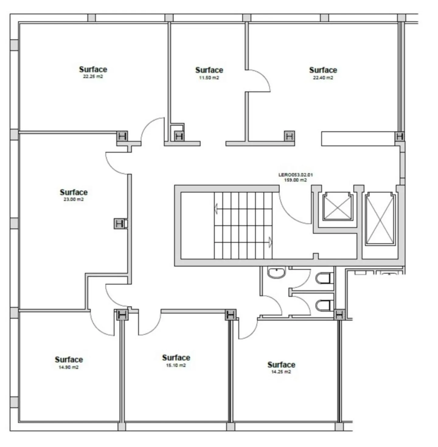 Modernes Büro in La Chaux-de-Fonds - Foto 4 von 4
