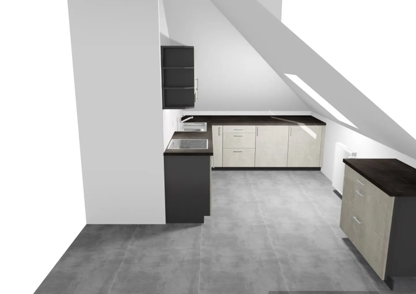 00284 - 2-Zimmer-Wohnung - Epargne 12 - La Chaux-de-Fonds - Foto 1 von 5