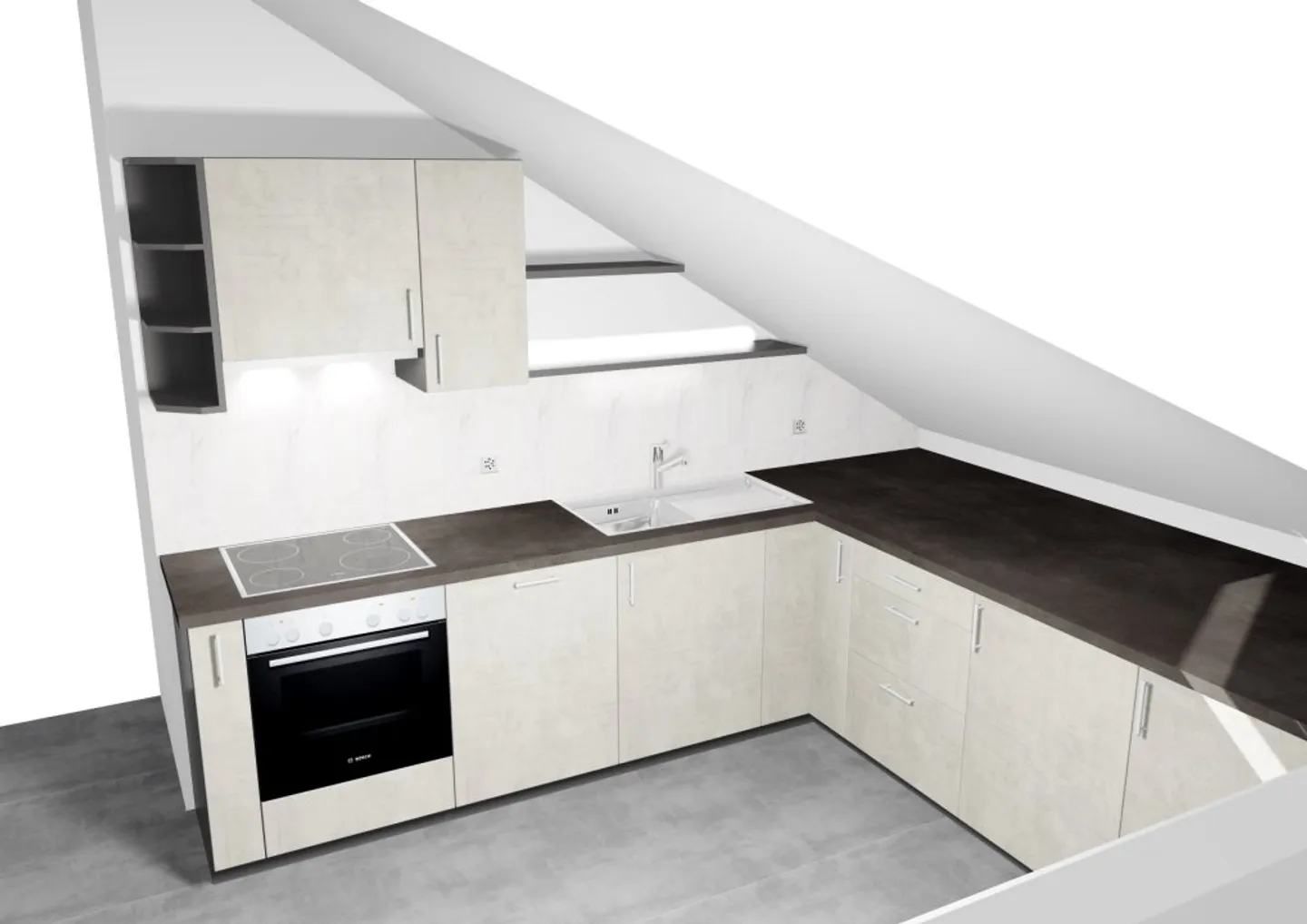 00284 - 2-Zimmer-Wohnung - Epargne 12 - La Chaux-de-Fonds - Foto 2 von 5