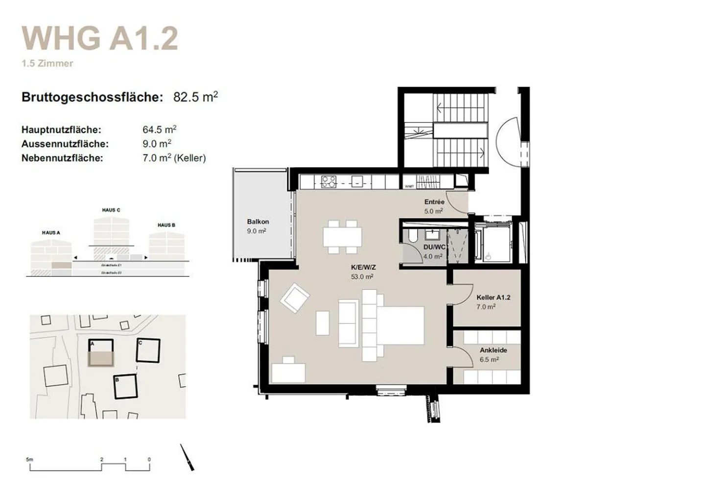 1.5-Zimmerwohnung zur Miete (Erstbezug): Neubau Hasol in Bürchen - Photo 11 of 11
