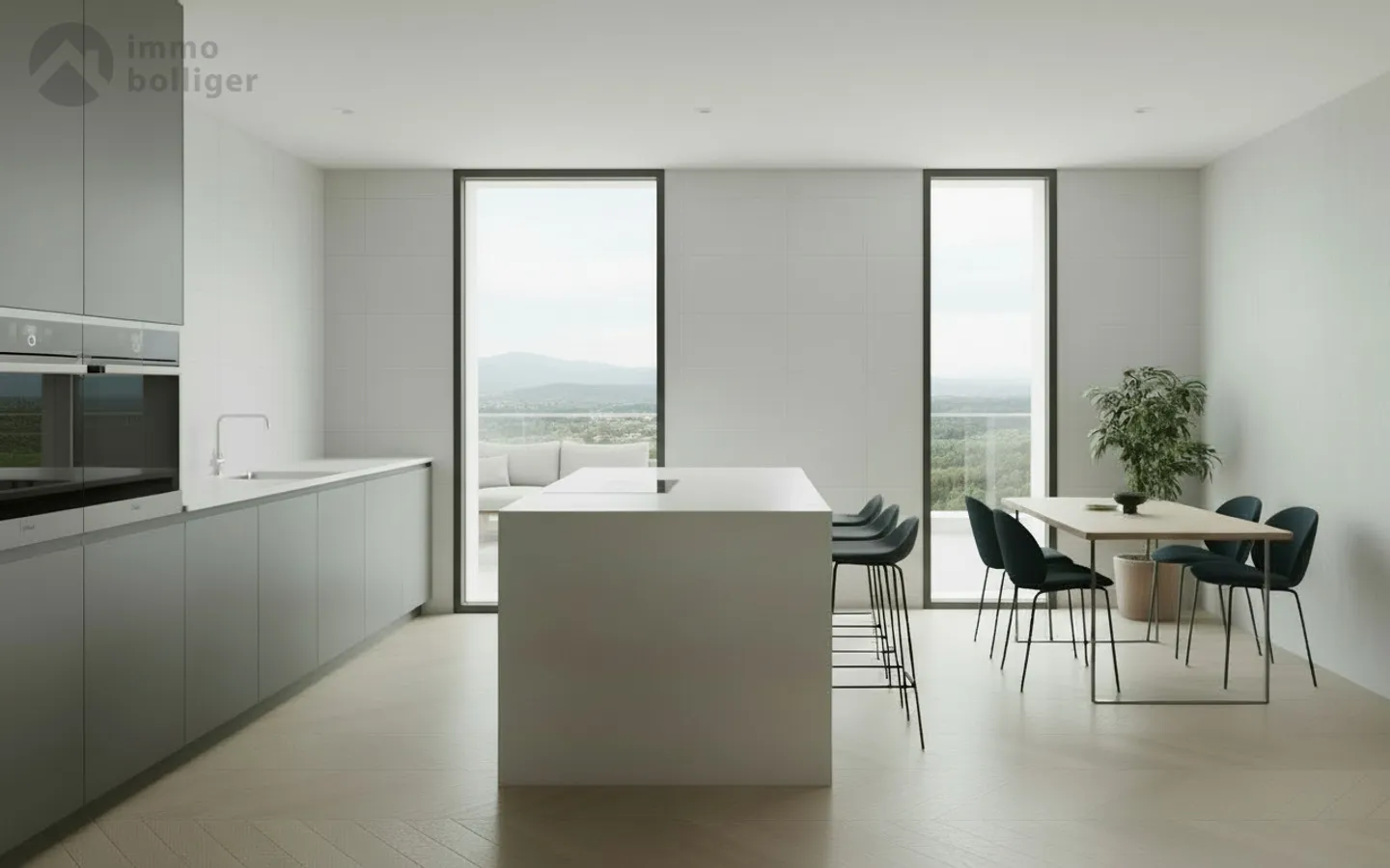 Modern, quiet, nature-connected - Living with a panoramic view of greenery - Photo 2 of 8