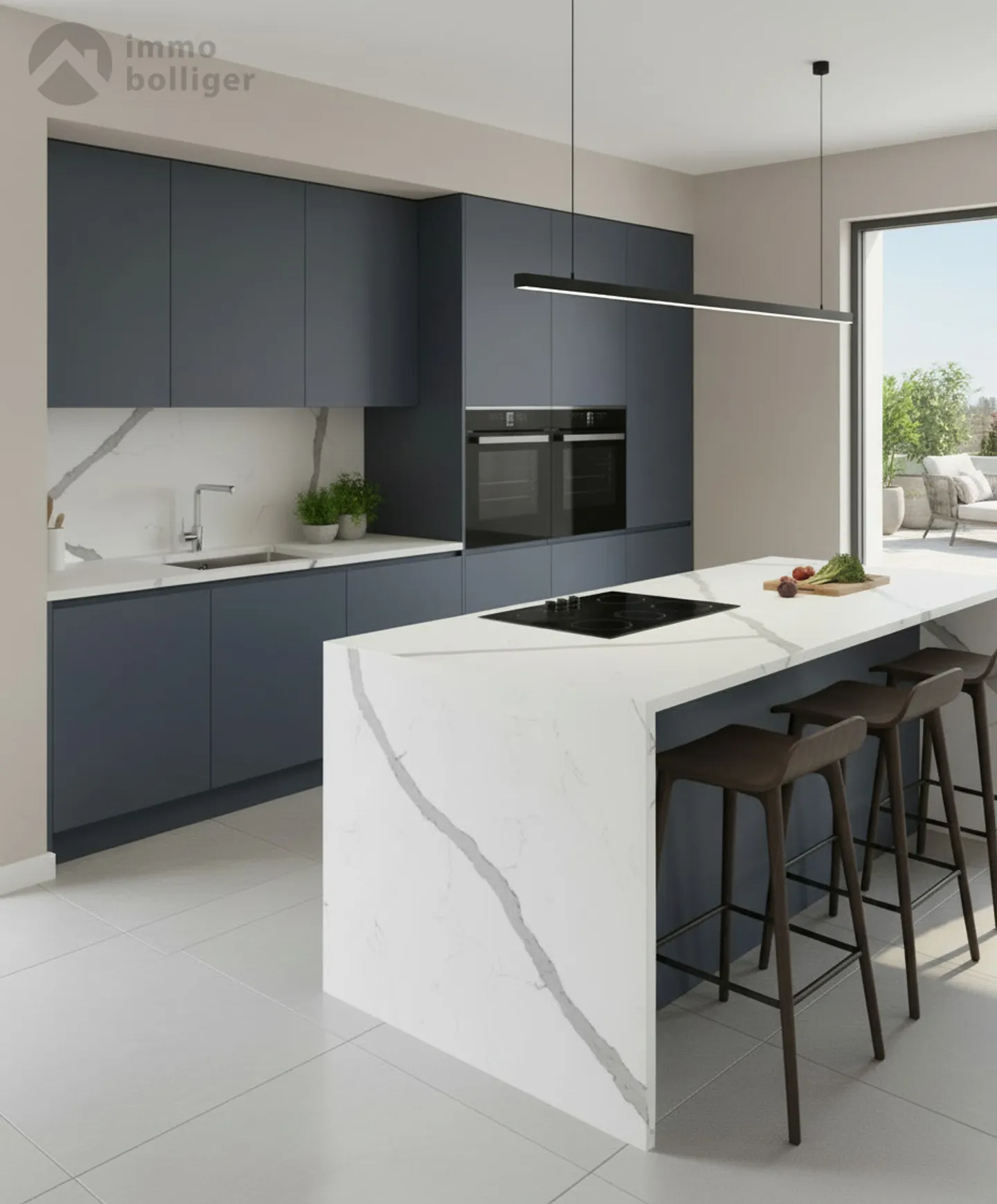 Modern, quiet, nature-connected - Living with a panoramic view of greenery - Photo 3 of 8