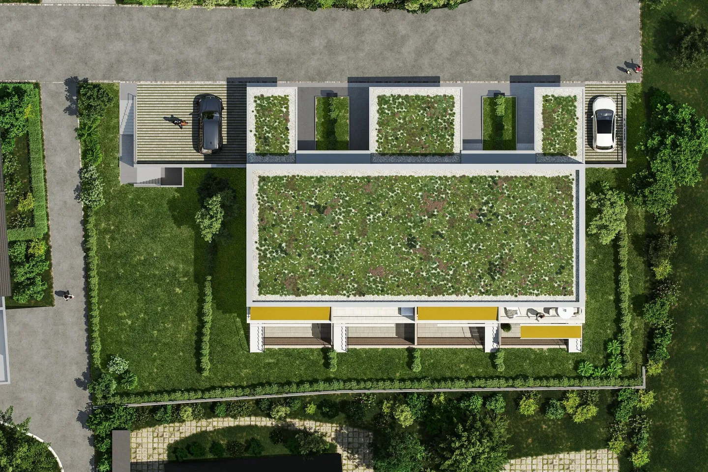 Nuovo progetto di costruzione - 4 case unifamiliari con 5 1/2 stanze, stanza hobby e vista panoramica in una posizione popolare a Leimental - Foto 9 di 12