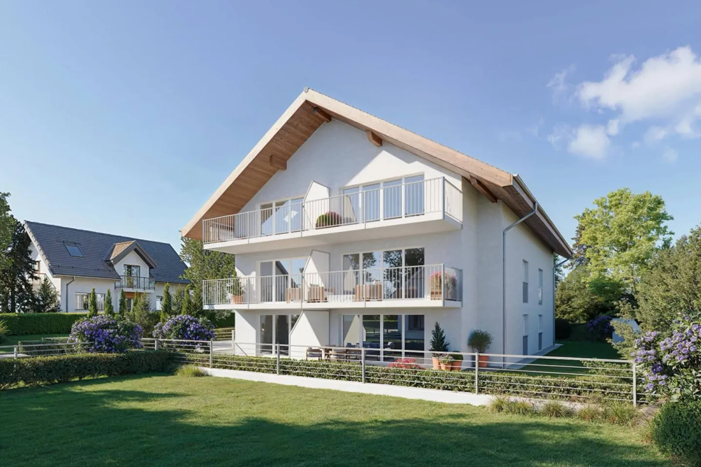 Sommet de luxe, vue sur les Alpes pour cet appartement en attique de 3,5 pièces - Photo 1 sur 10