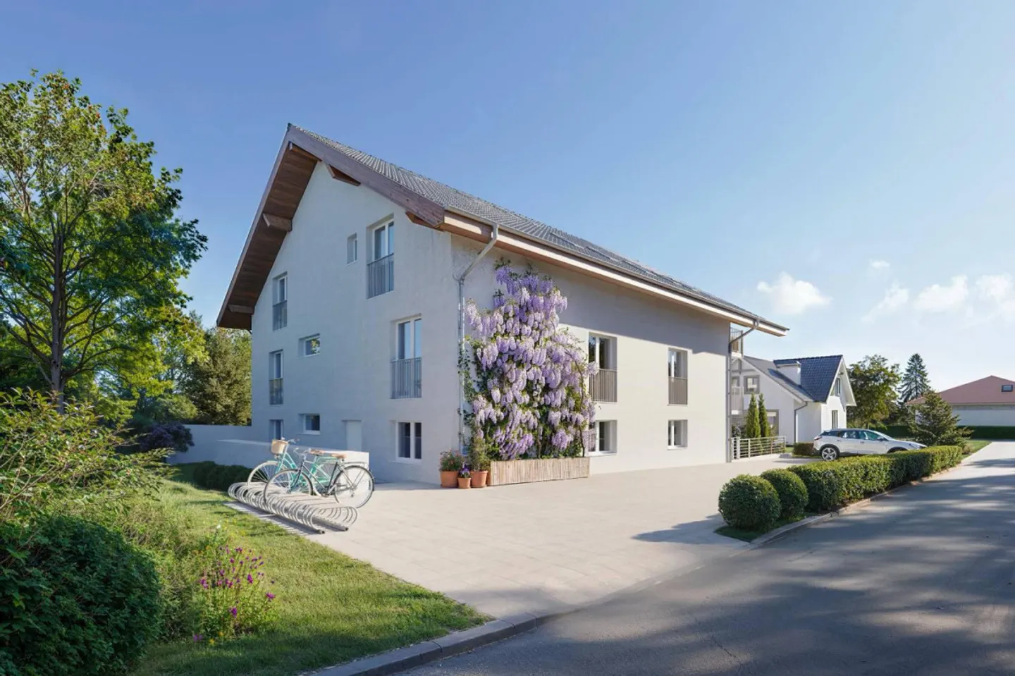 Sommet de luxe, vue sur les Alpes pour cet appartement en attique de 3,5 pièces - Photo 2 sur 10