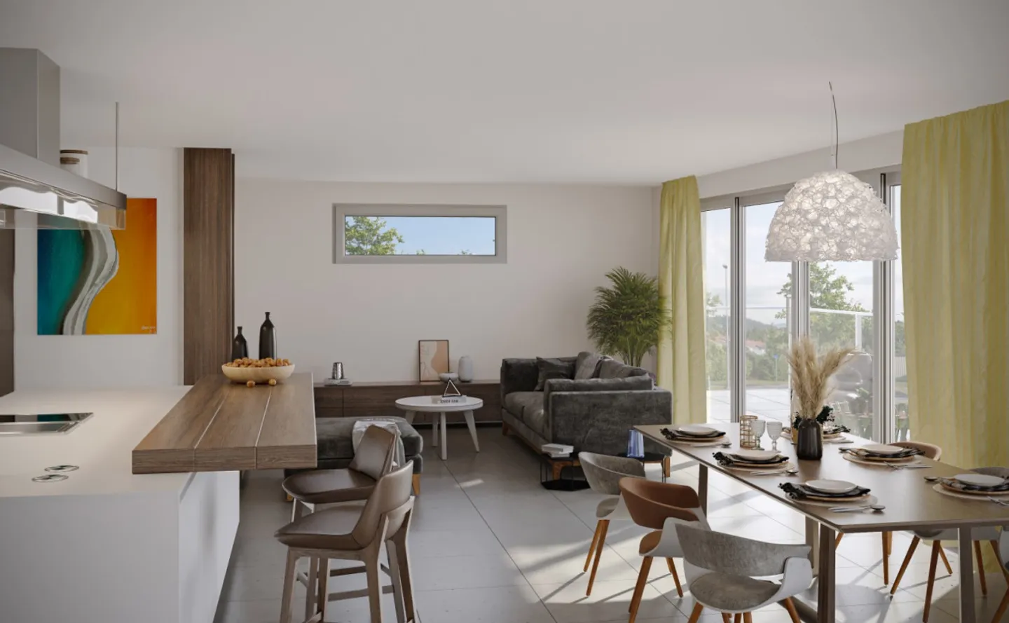 Sommet de luxe, vue sur les Alpes pour cet appartement en attique de 3,5 pièces - Photo 4 sur 10