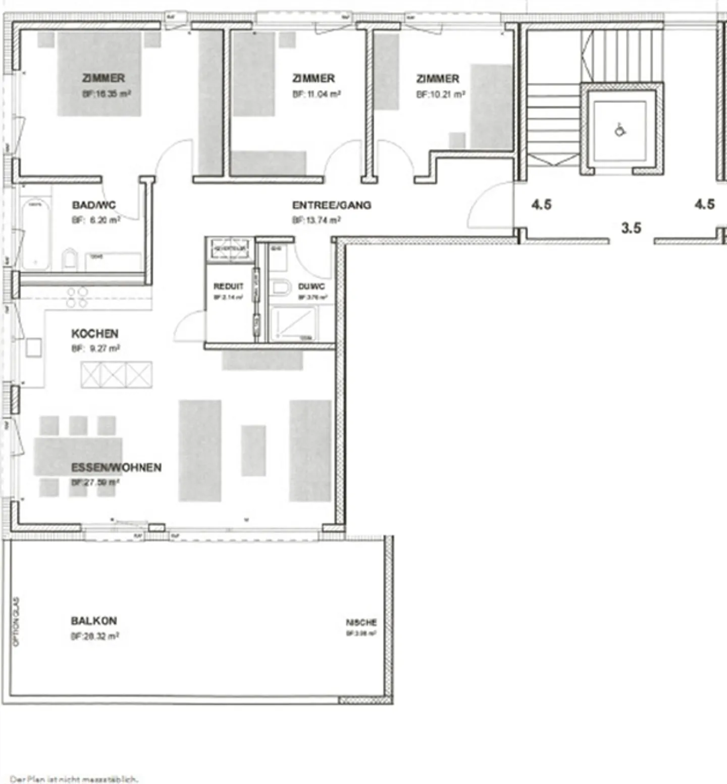 Votre nouveau chez-vous lumineux et spacieux appartement de 4,5 pièces - Photo 13 sur 13