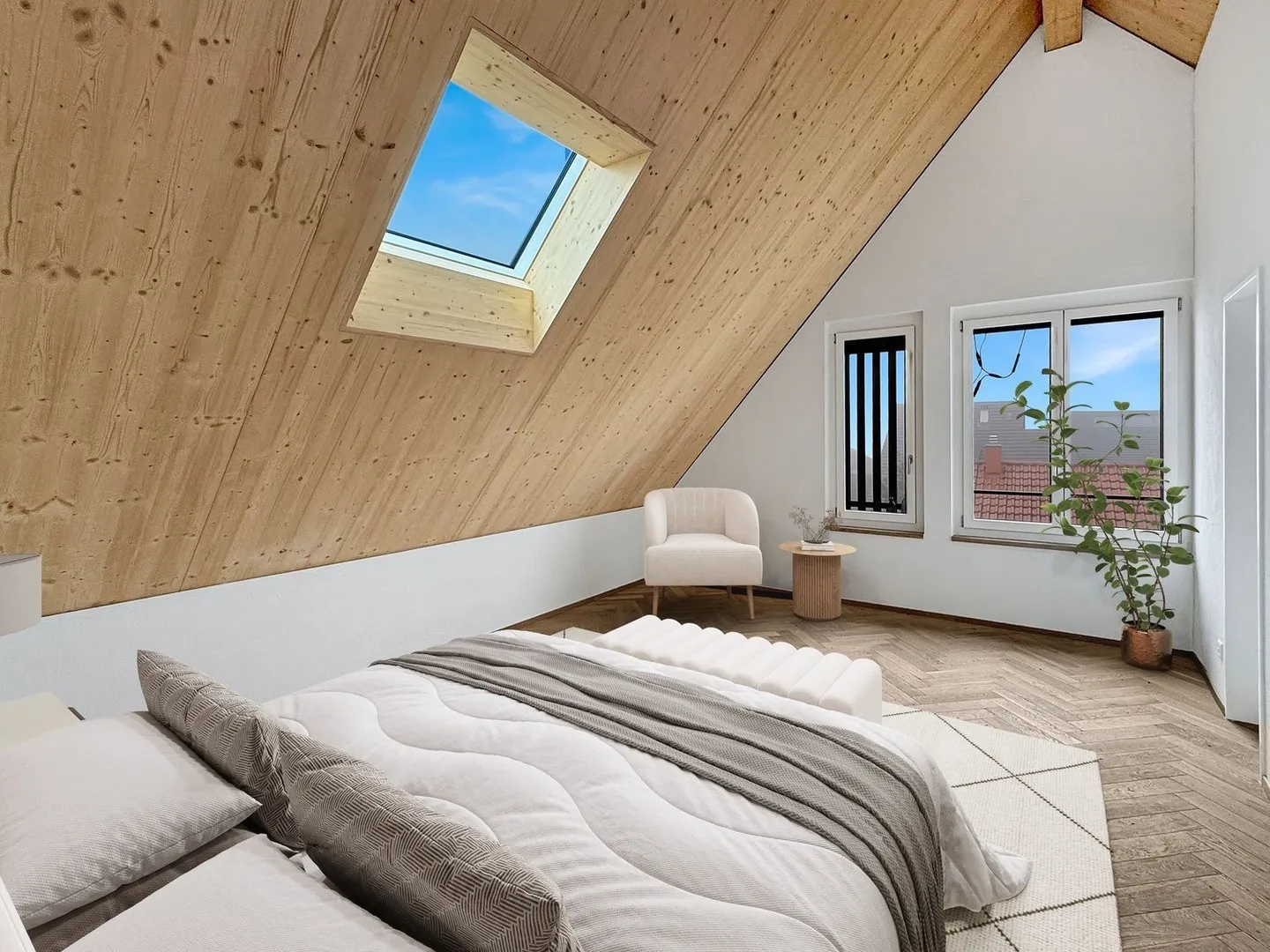 Exclusive 5.5-room maisonette with gallery & loggia – first rental in new building - Photo 3 of 9