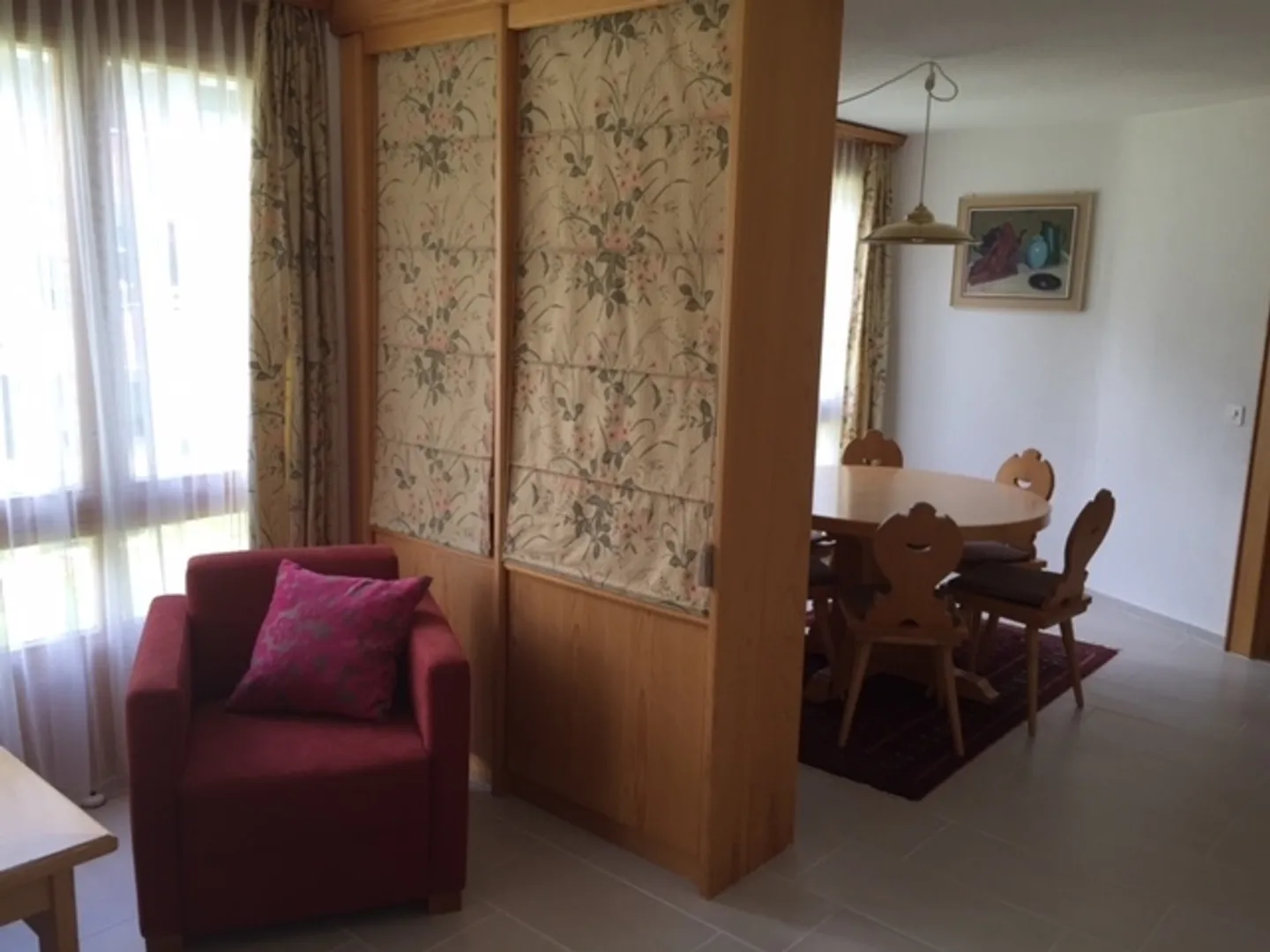 Möblierte Wohnung mit Cheminée - Foto 2 von 18