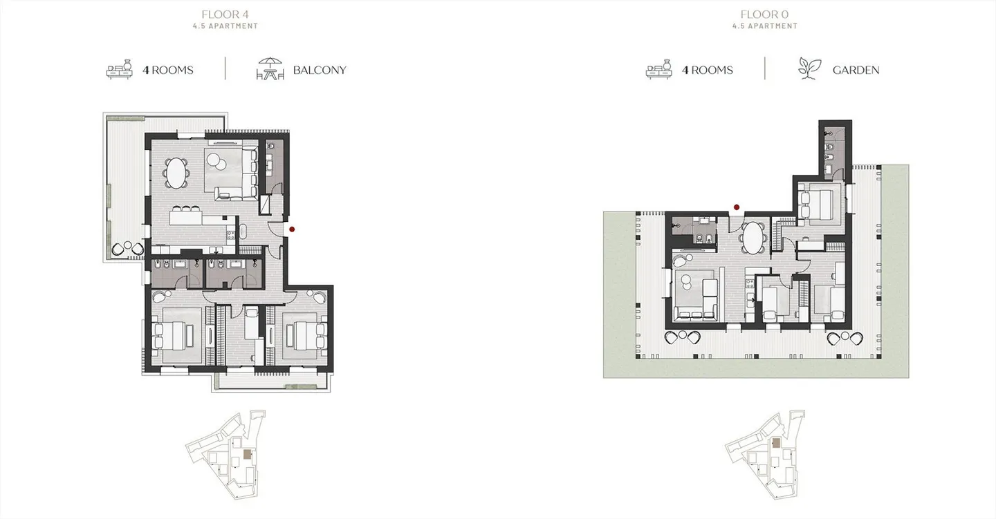 5.5-Room Penthouse Apartment in New Minergie Building – SGL - Photo 8 of 17