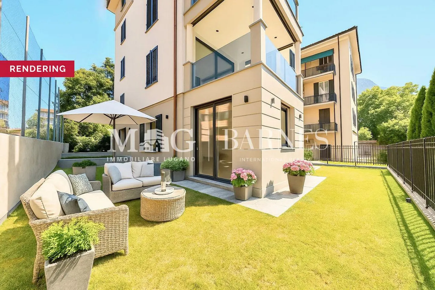 Lugano Centre : Appartement 4,5 pièces avec jardin près du lac - Photo 1 sur 6