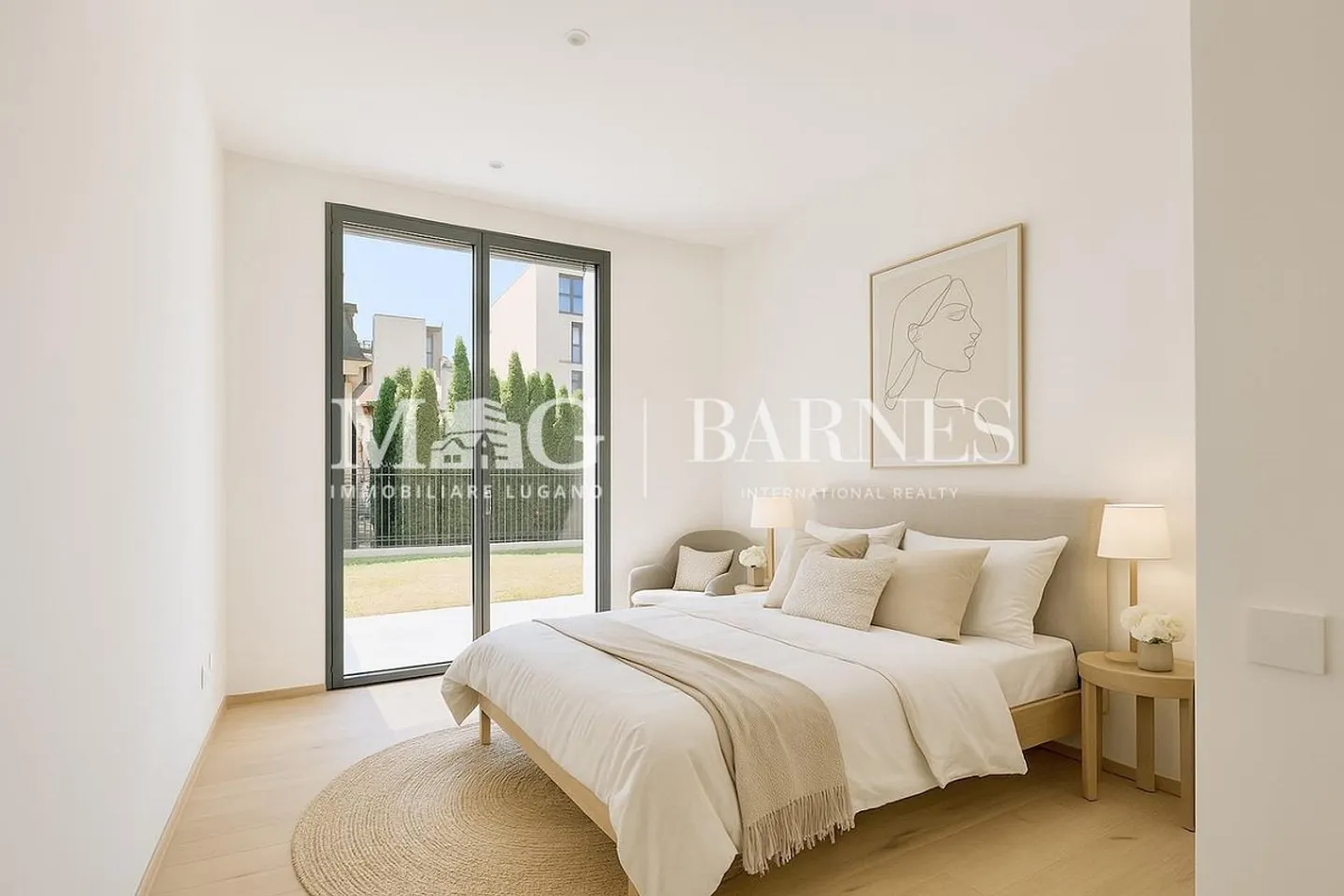 Lugano Centre : Appartement 4,5 pièces avec jardin près du lac - Photo 5 sur 6