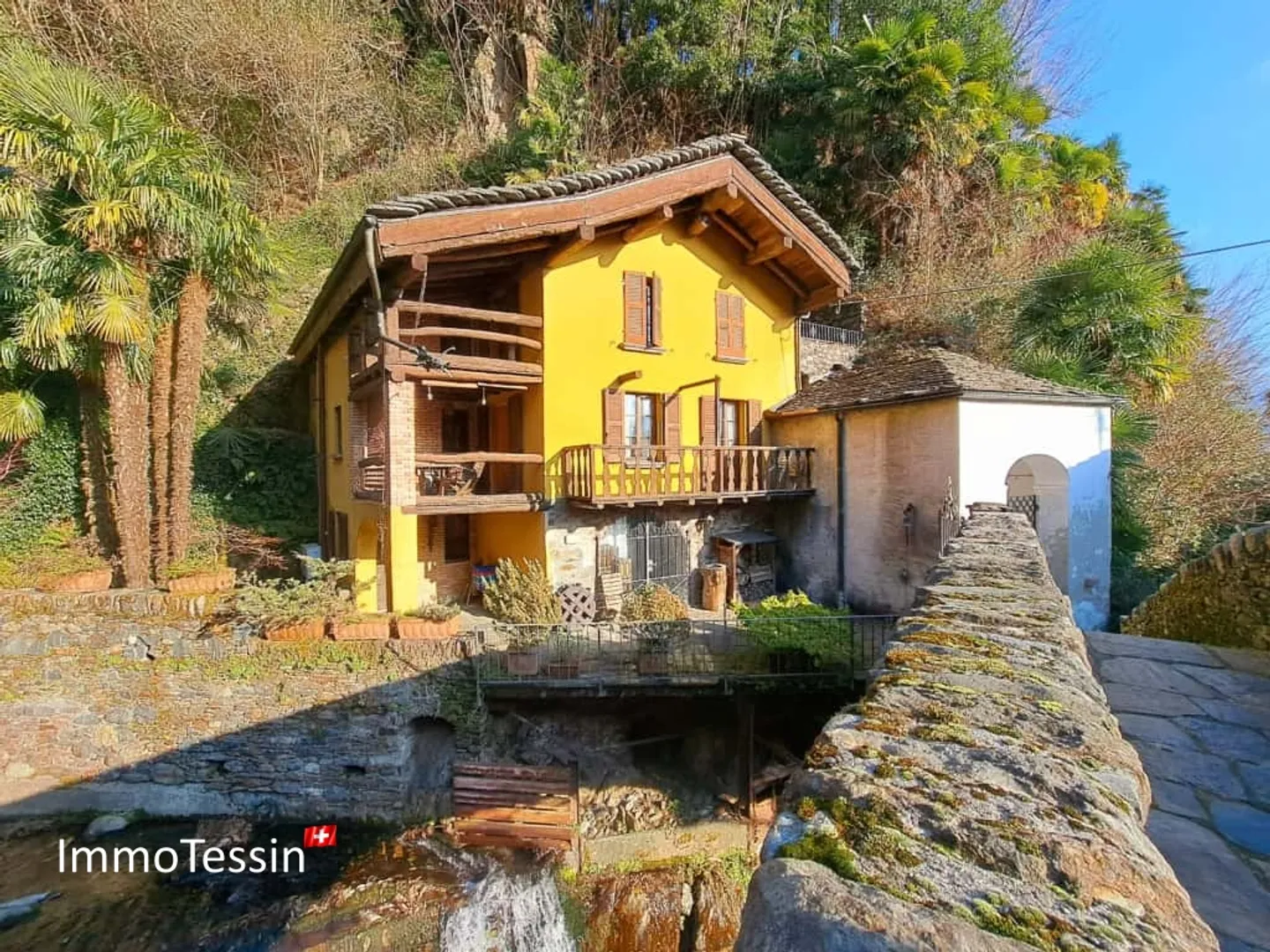 A Jewel in Brissago: The Historic Mill of Brissago Completely Converted into a Residential House - Photo 1 of 13