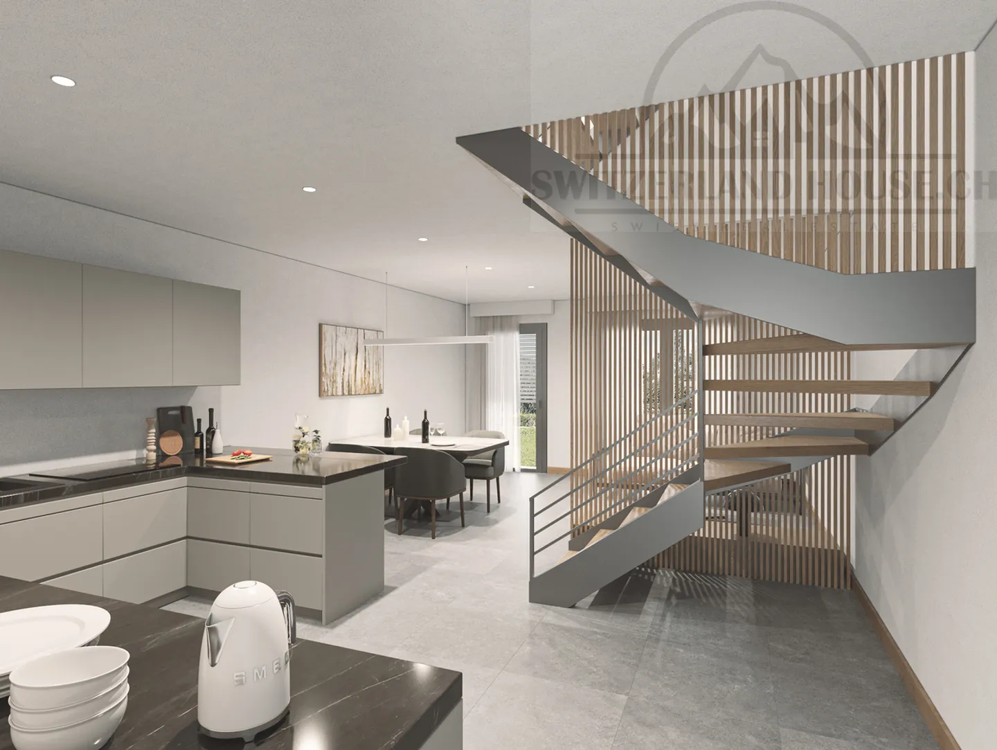 Magnifique 3,5 pcs en duplex indépendant à Domdidier proche commodité  - Photo 2 sur 10