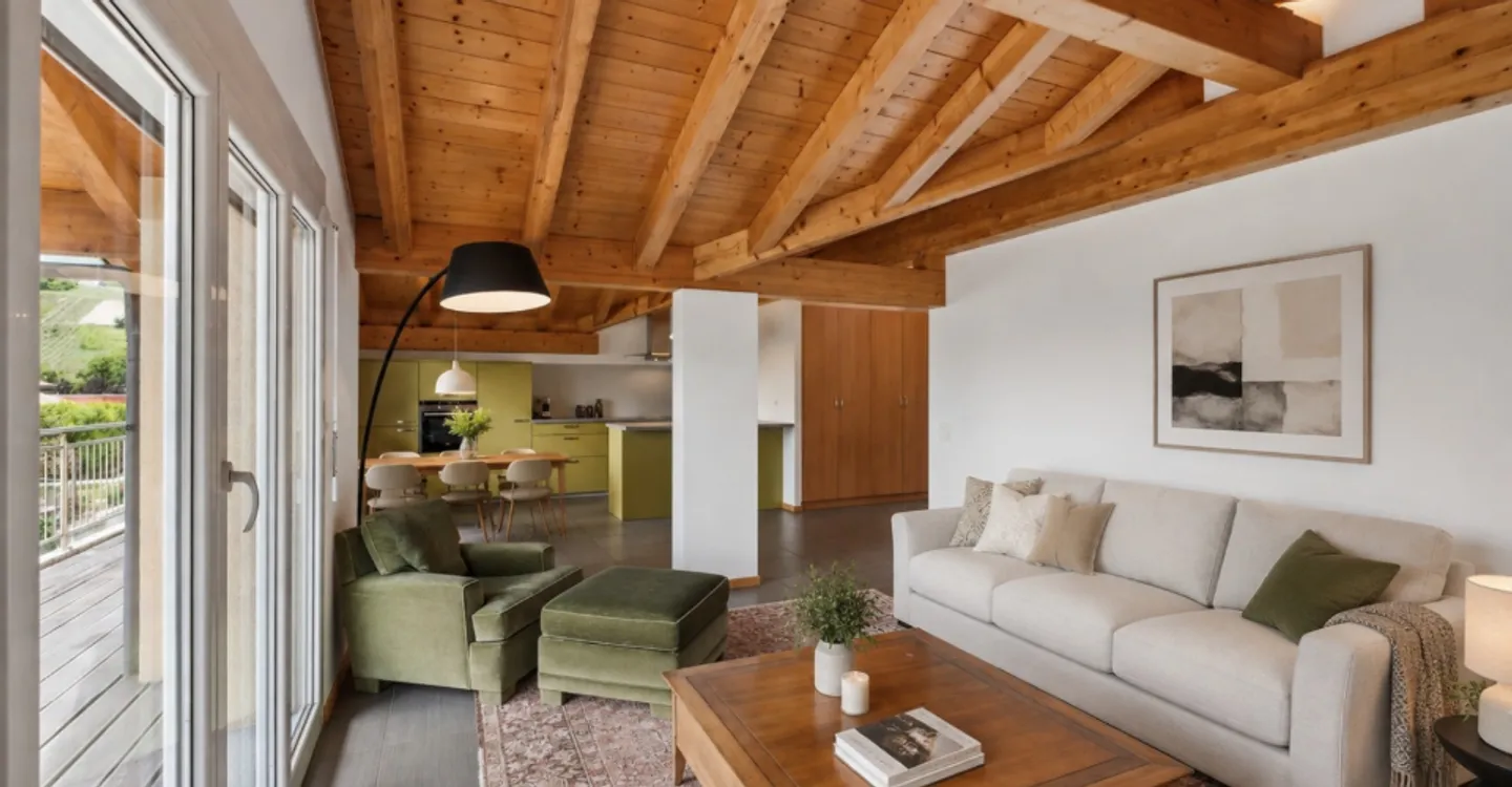 Attic with beautiful high ceilings. - Photo 1 of 7