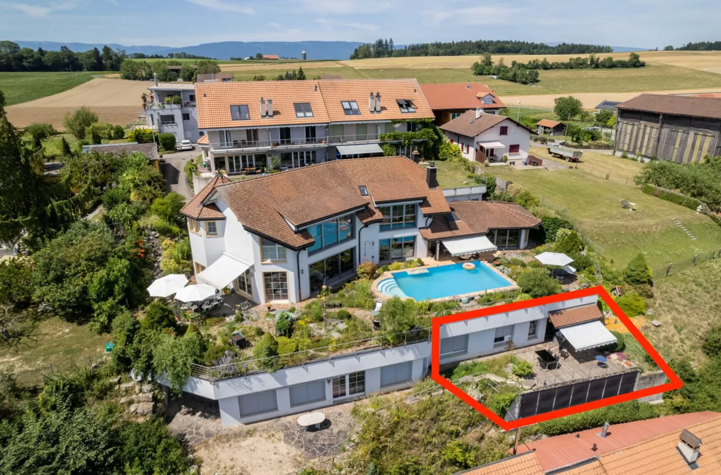 Appartement Terrasse ensoleillé avec vue sur le lac - Photo 2 sur 6