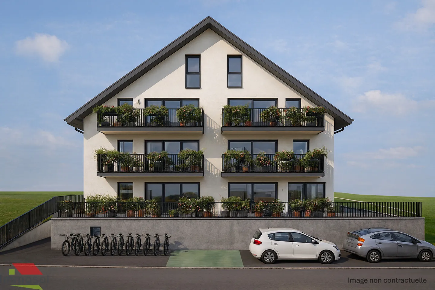 Daillens - 3.5 Room New - Balcony - Beautiful View of the Jura - Photo 2 of 10