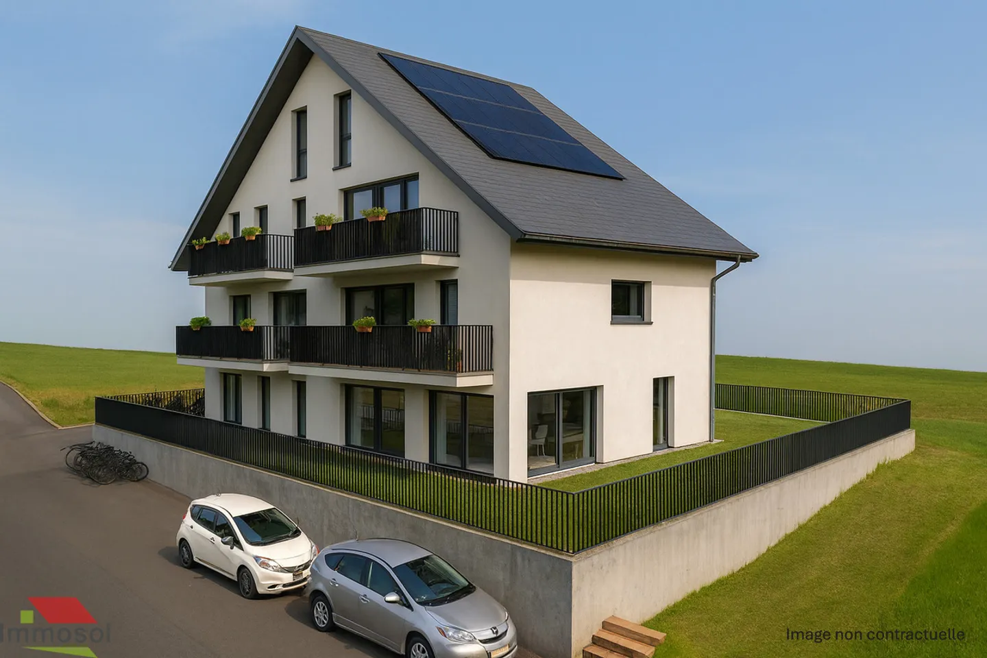 Daillens - 3.5 Room New - Balcony - Beautiful View of the Jura - Photo 4 of 10