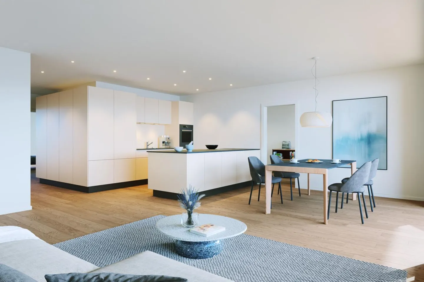 Neubauprojekt "Sonnenwiese" - 4.5 Zimmer Geschosswohnung im 1. OG (Wohnung Nr. 6) - Foto 1 von 3