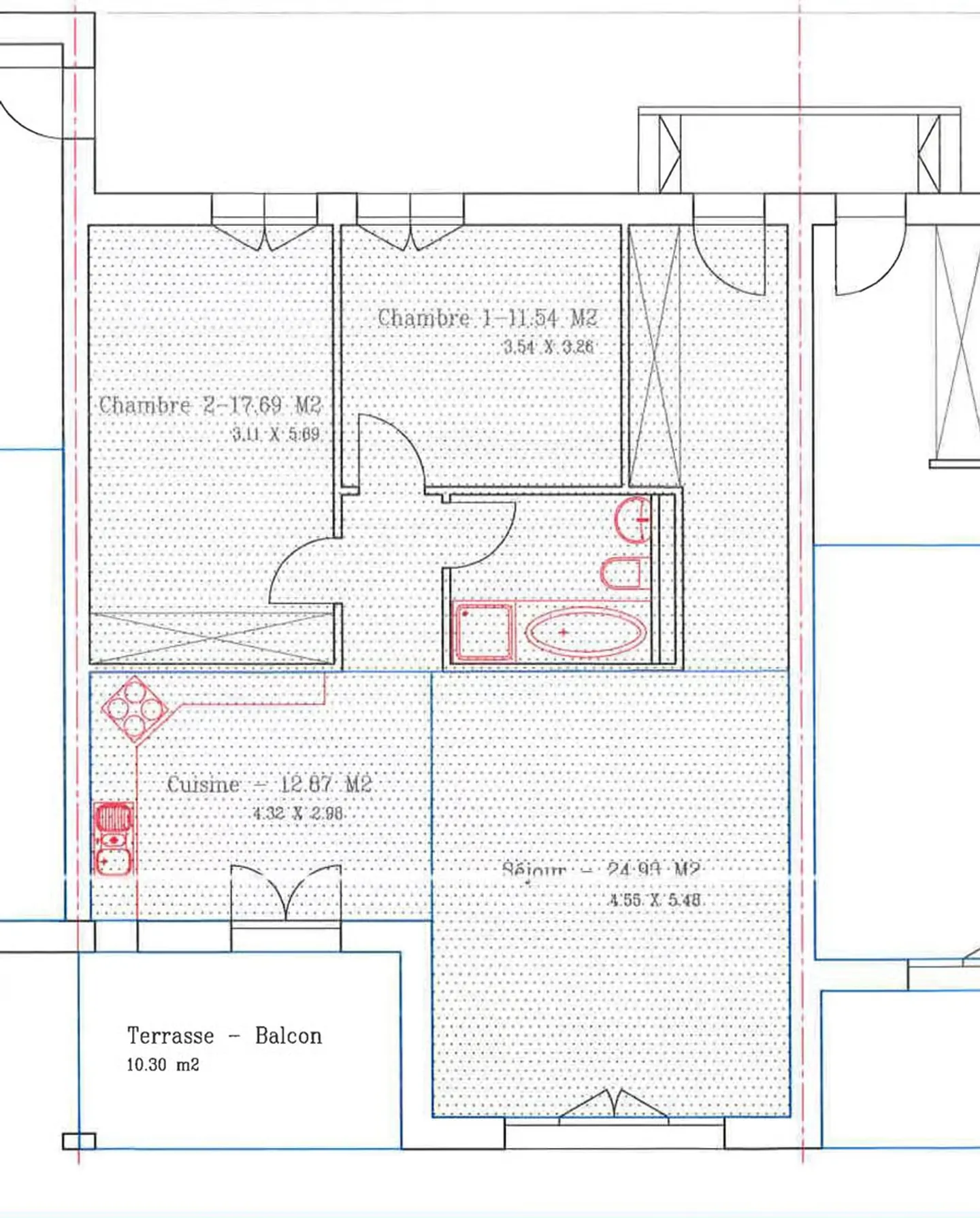 3.5-room apartment on the top floor - Photo 2 of 2