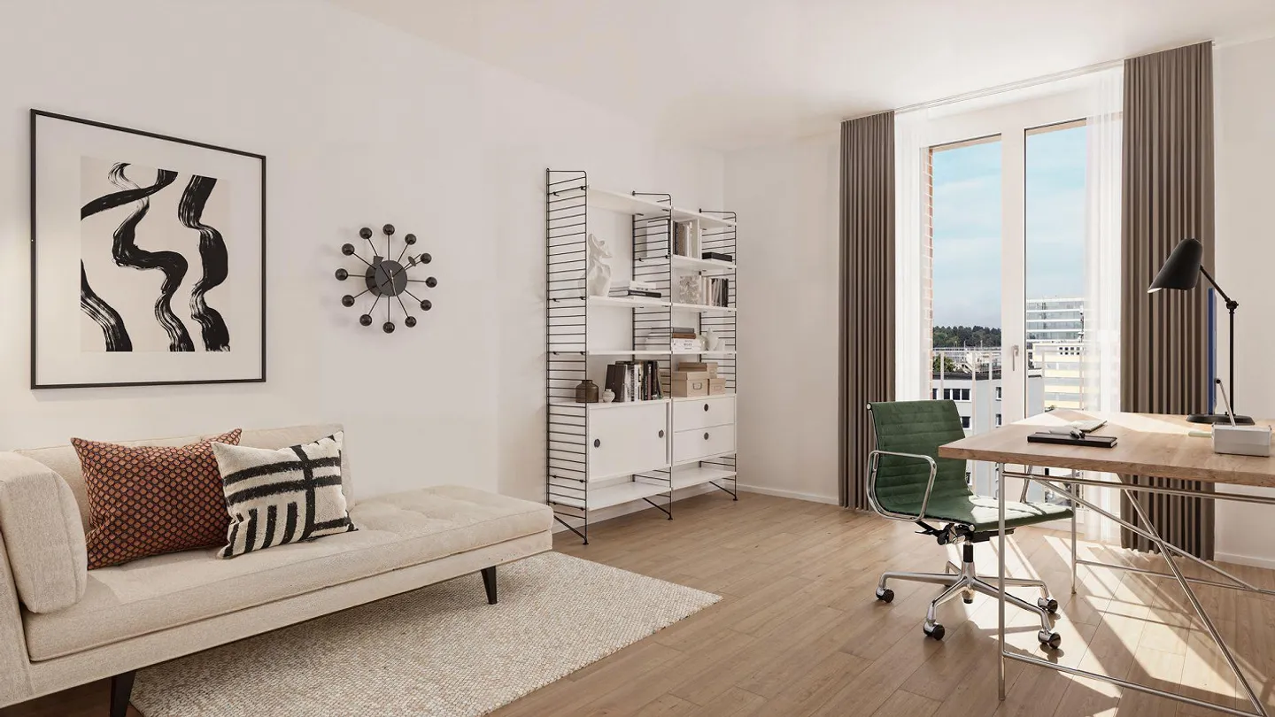 Residential jewel in excellent location: Bright 3.5 room apartment ... - Photo 8 of 20