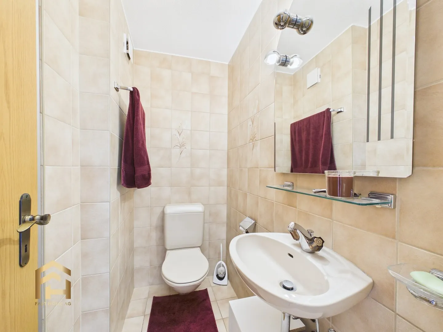 Sunny 4.5-room apartment with balcony in a quiet location of Agarn - Photo 10 of 13