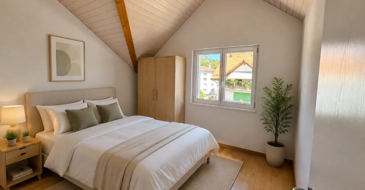 Appartement de 4,5 pièces avec mezzanine et deux places de parc - Le Sentier - Foto 5 von 8