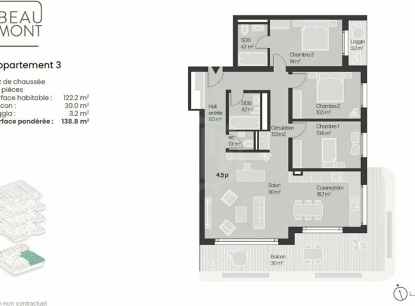 Une des deux dernières nouvelles appartements au rez-de-chaussée - Photo 8 sur 8