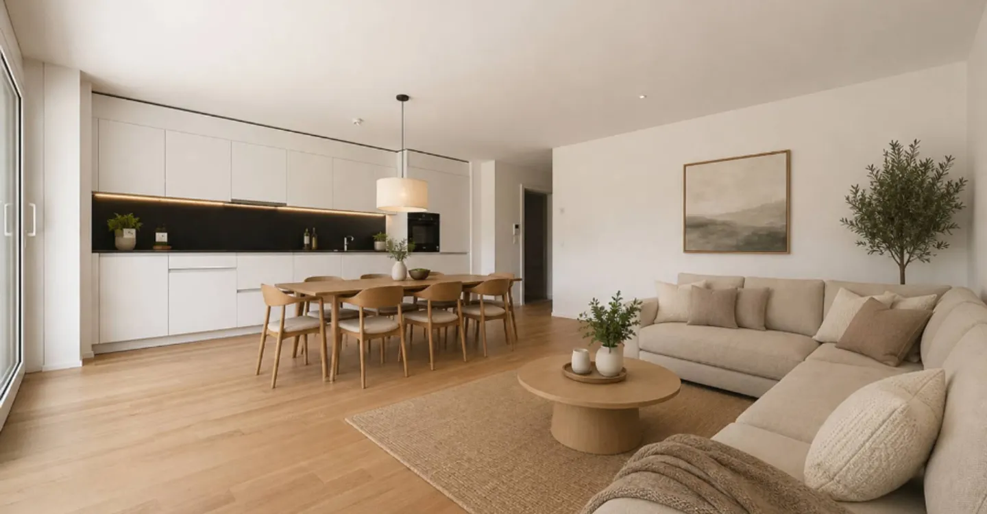 New 3.5-room apartment with terraces and gardens - Photo 2 of 12